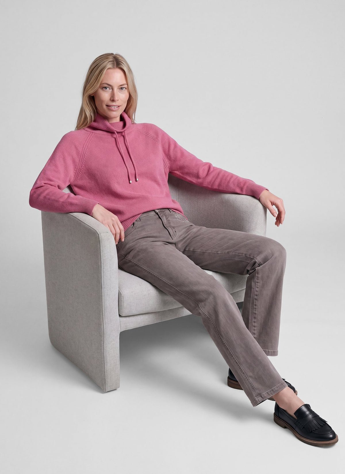 Rabe Damen Pullover Malve