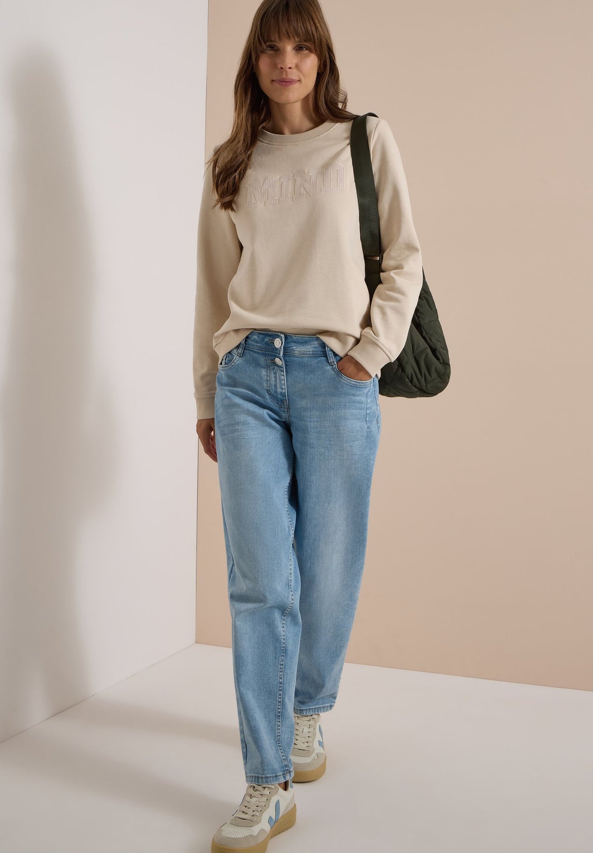 Cecil Damen Pullover  Pearl Bei