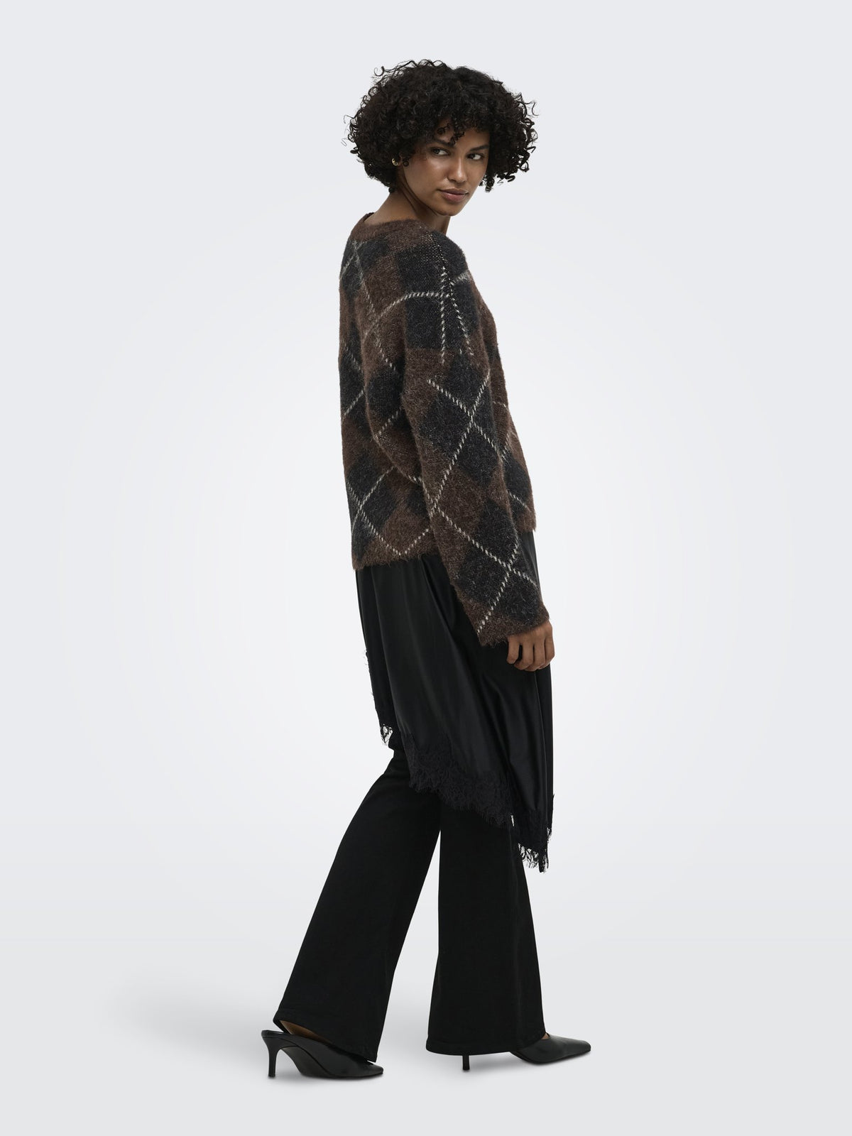 Only Damen Pullover Coffee Bean/Big