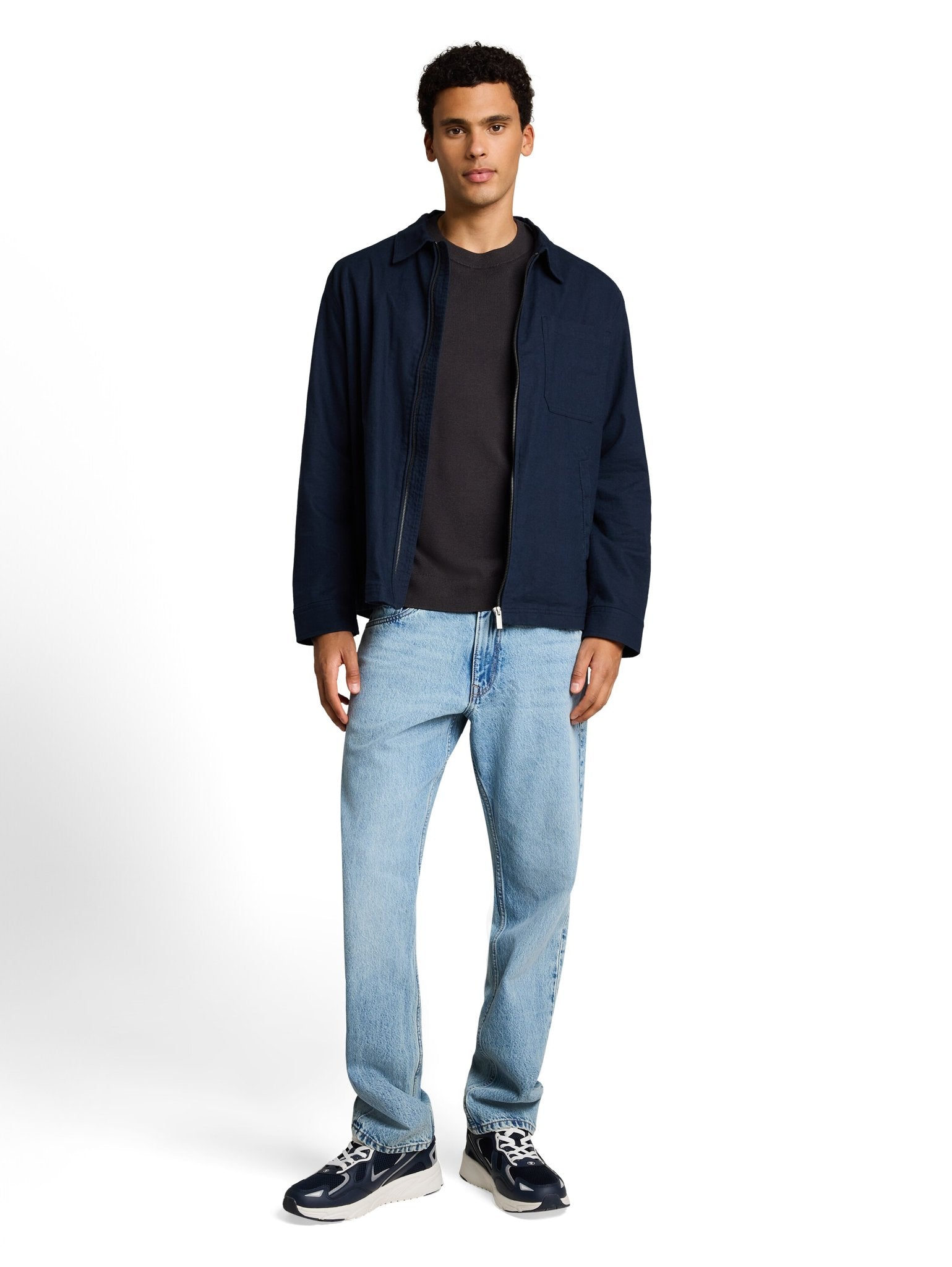 Tom Tailor denim Herren Pullover Coal Grey