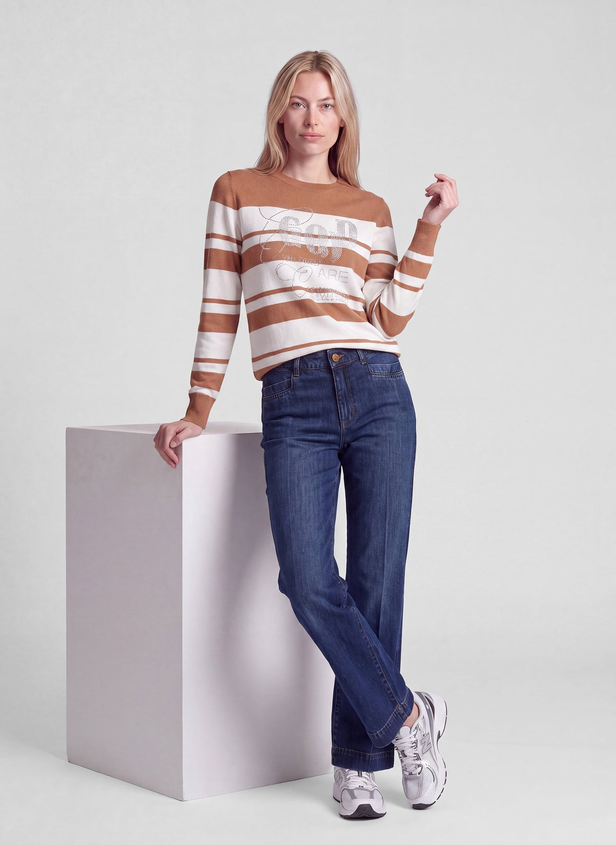 Rabe Damen Pullover Cognac