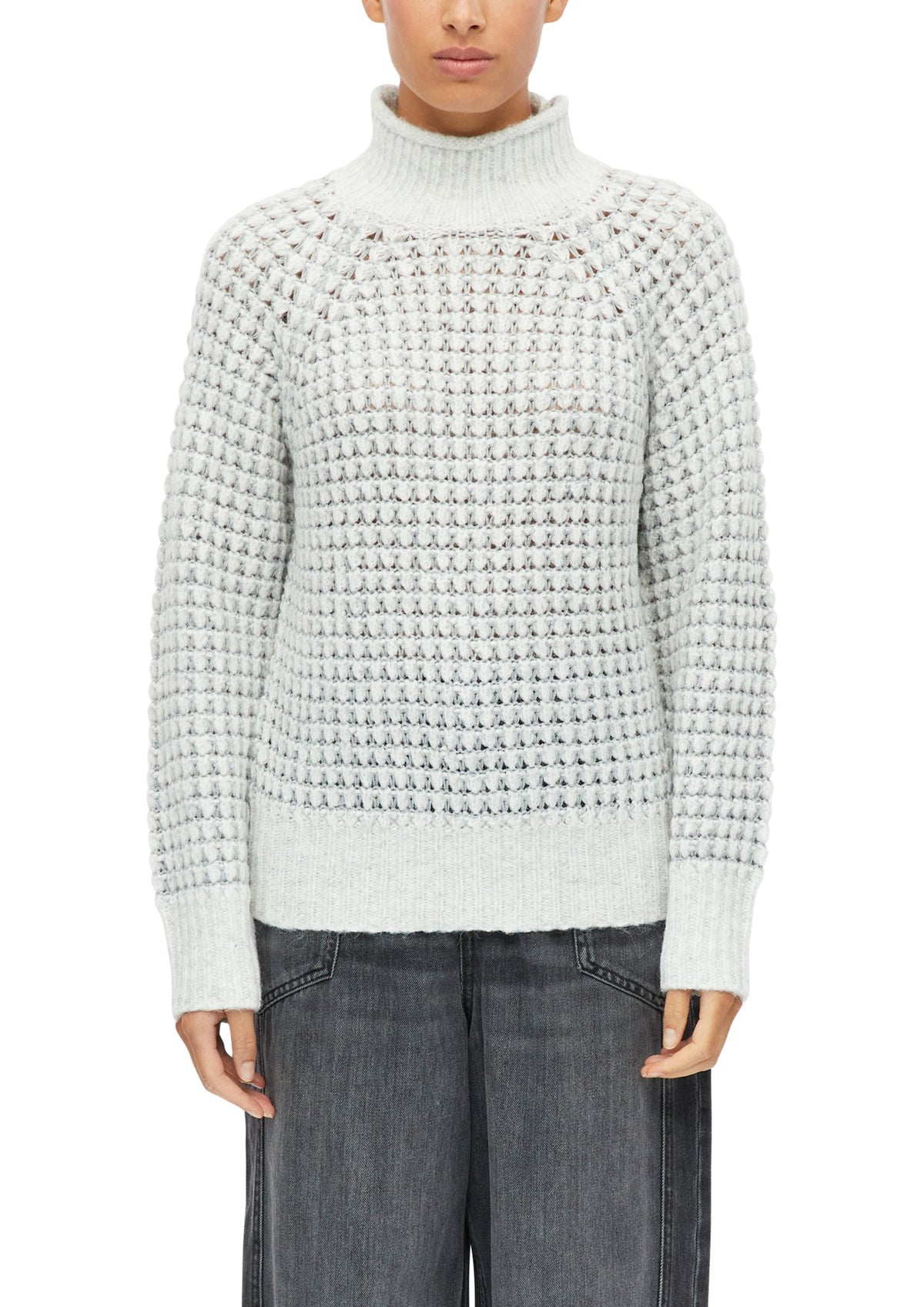S. Oliver red Damen Pullover X Grey/Black