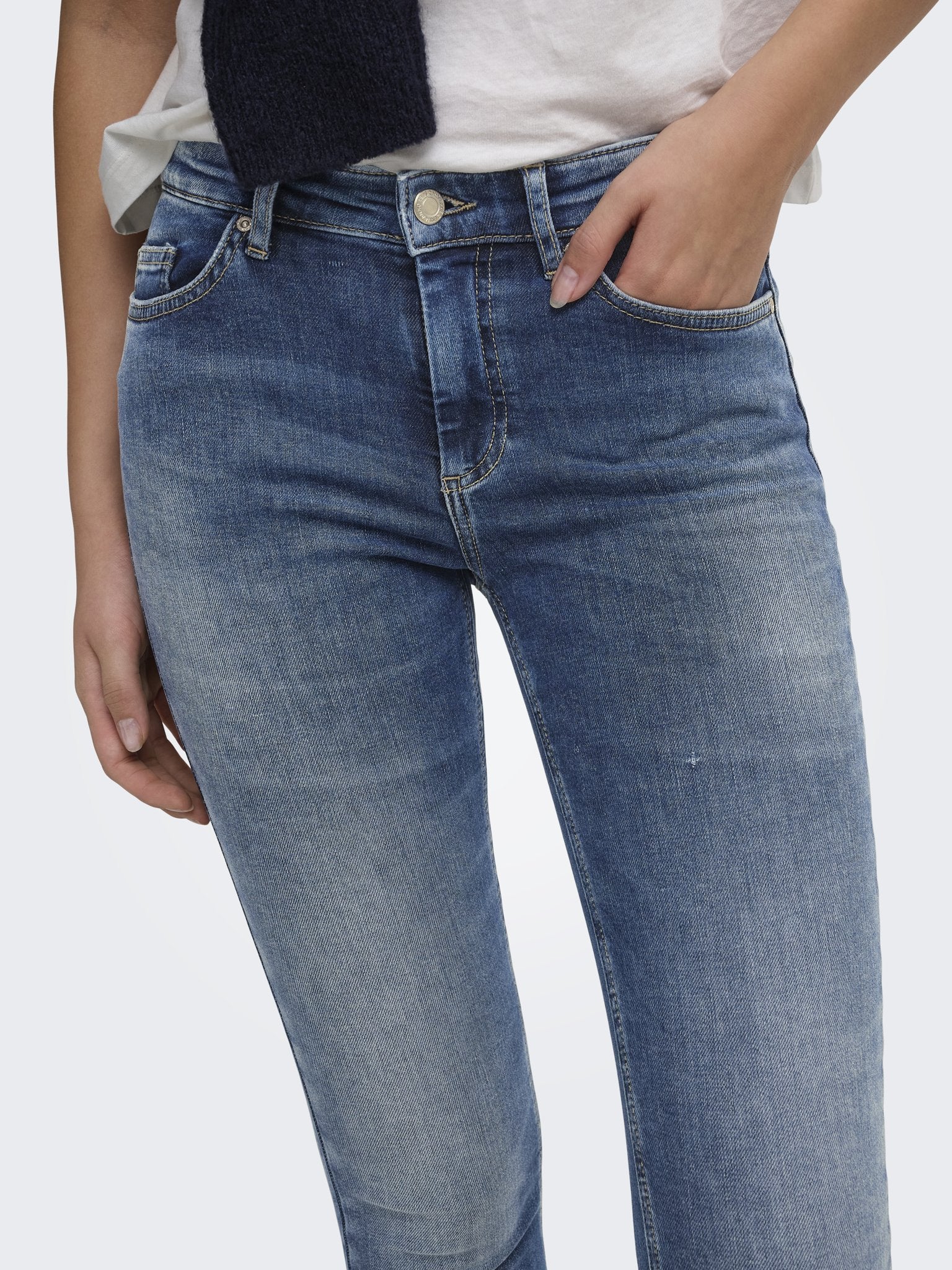 Only Damen Jeans Dark Blue Denim