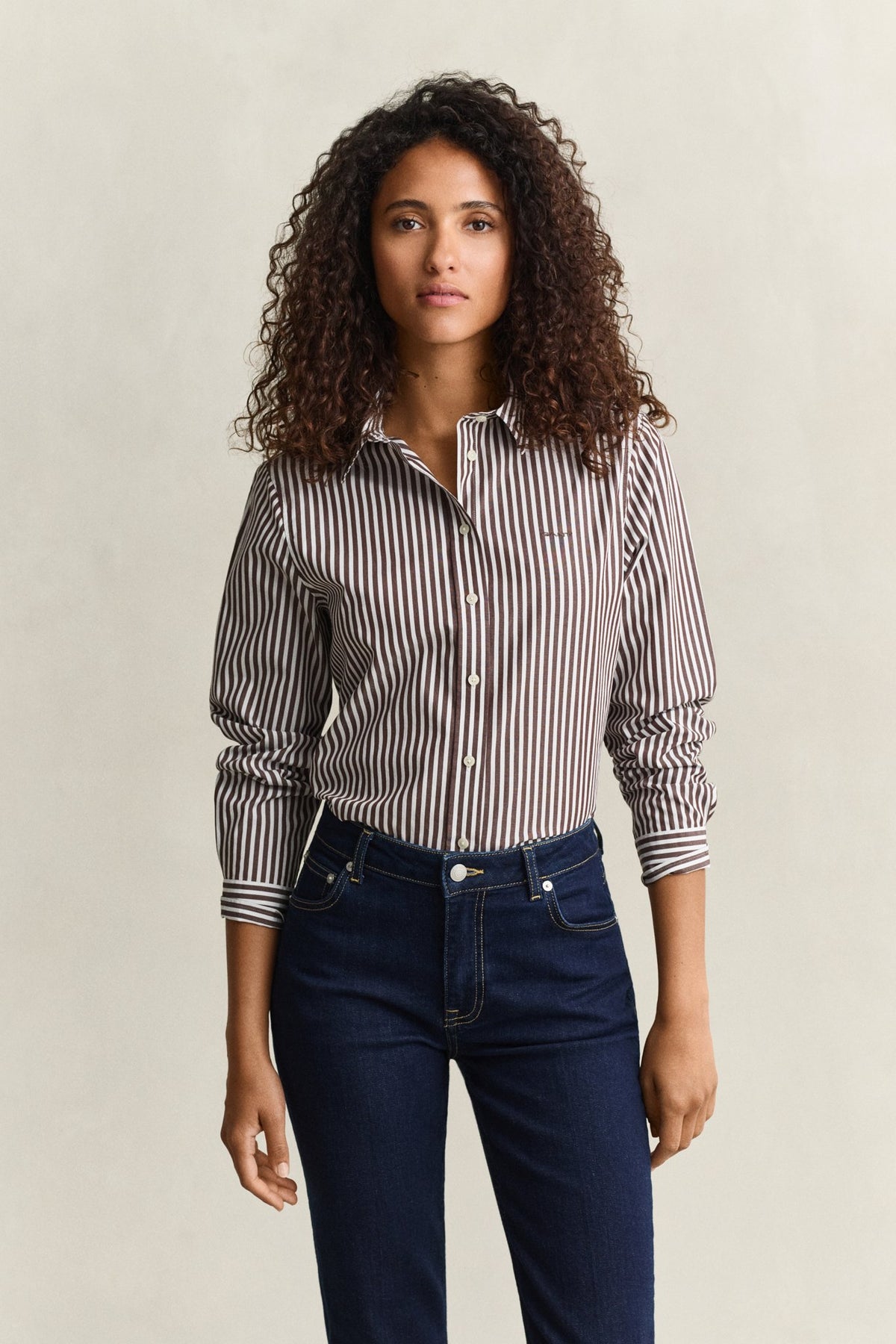 Gant Damen Blusen Deep Brown