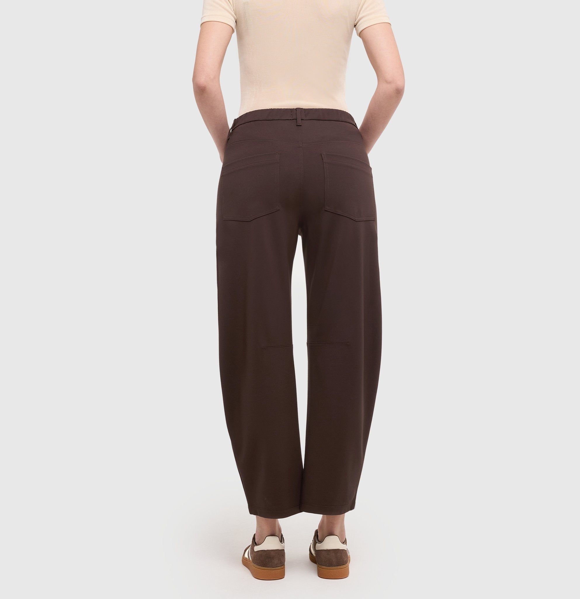 Mac Damen Hosen Truffle Brown