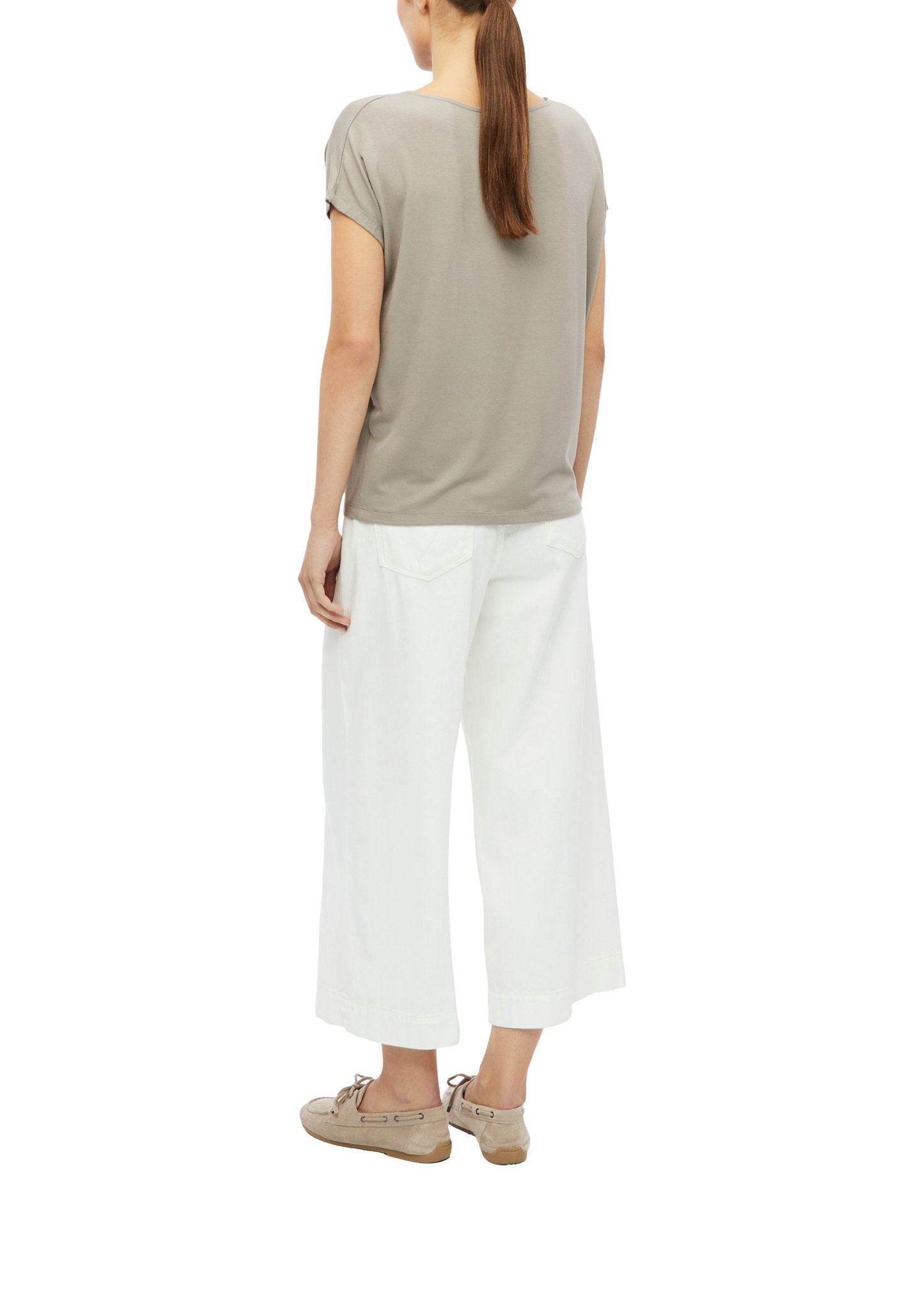 S. Oliver red Damen T-Shirts  Grey/Black