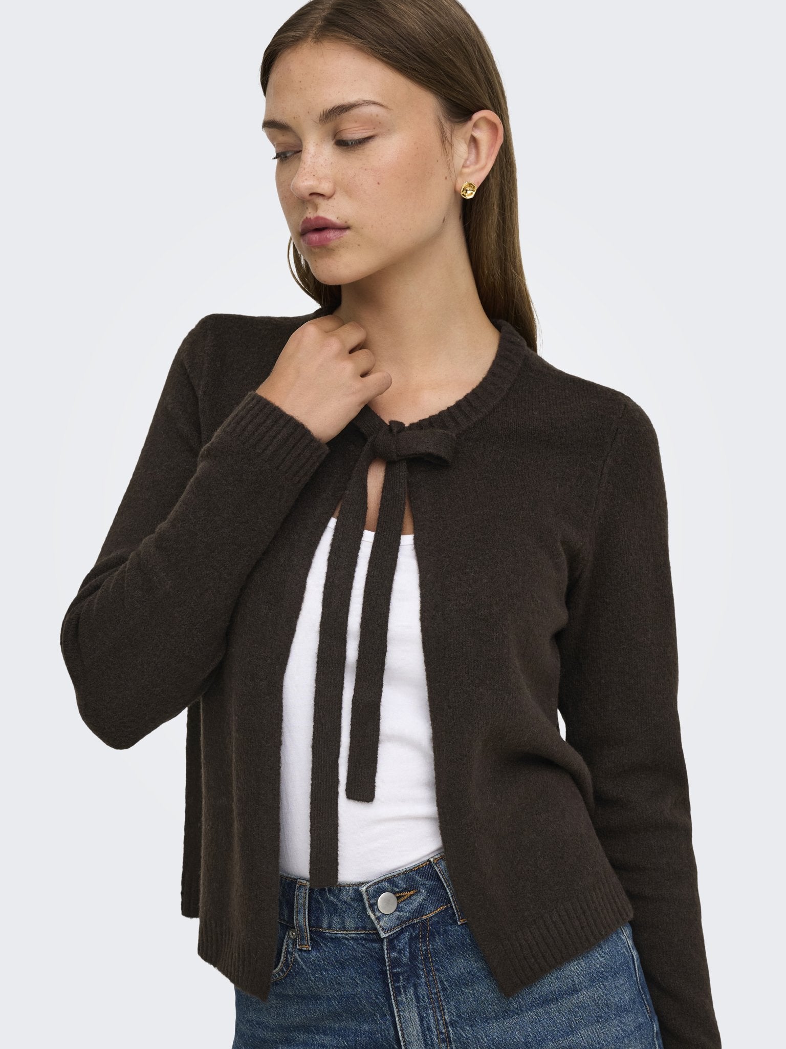 only Damen Strickjacken Chocolate Torte