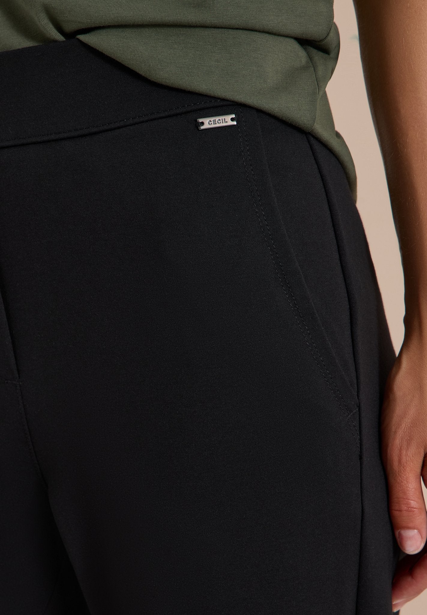 Cecil Damen Hosen  Black