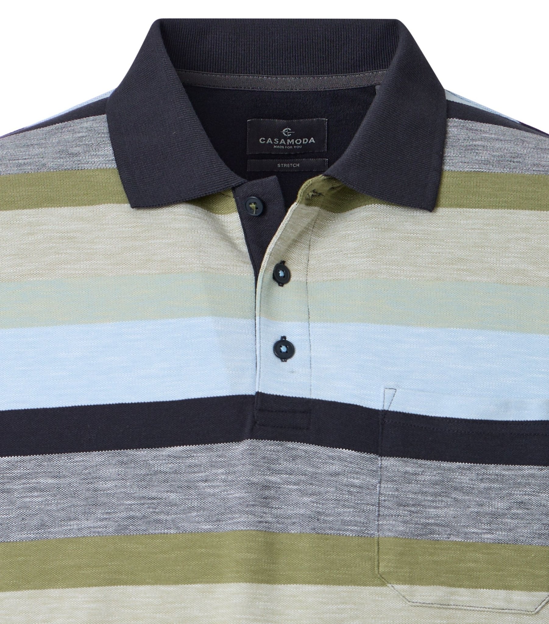 Casa Moda Herren Polo-Shirts  Gruen