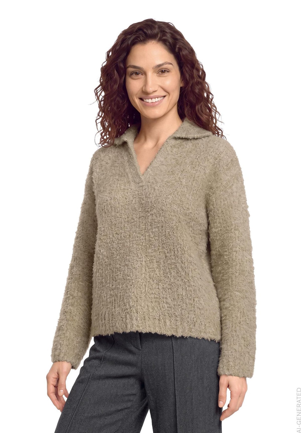 Cartoon Damen Pullover Light Mauve