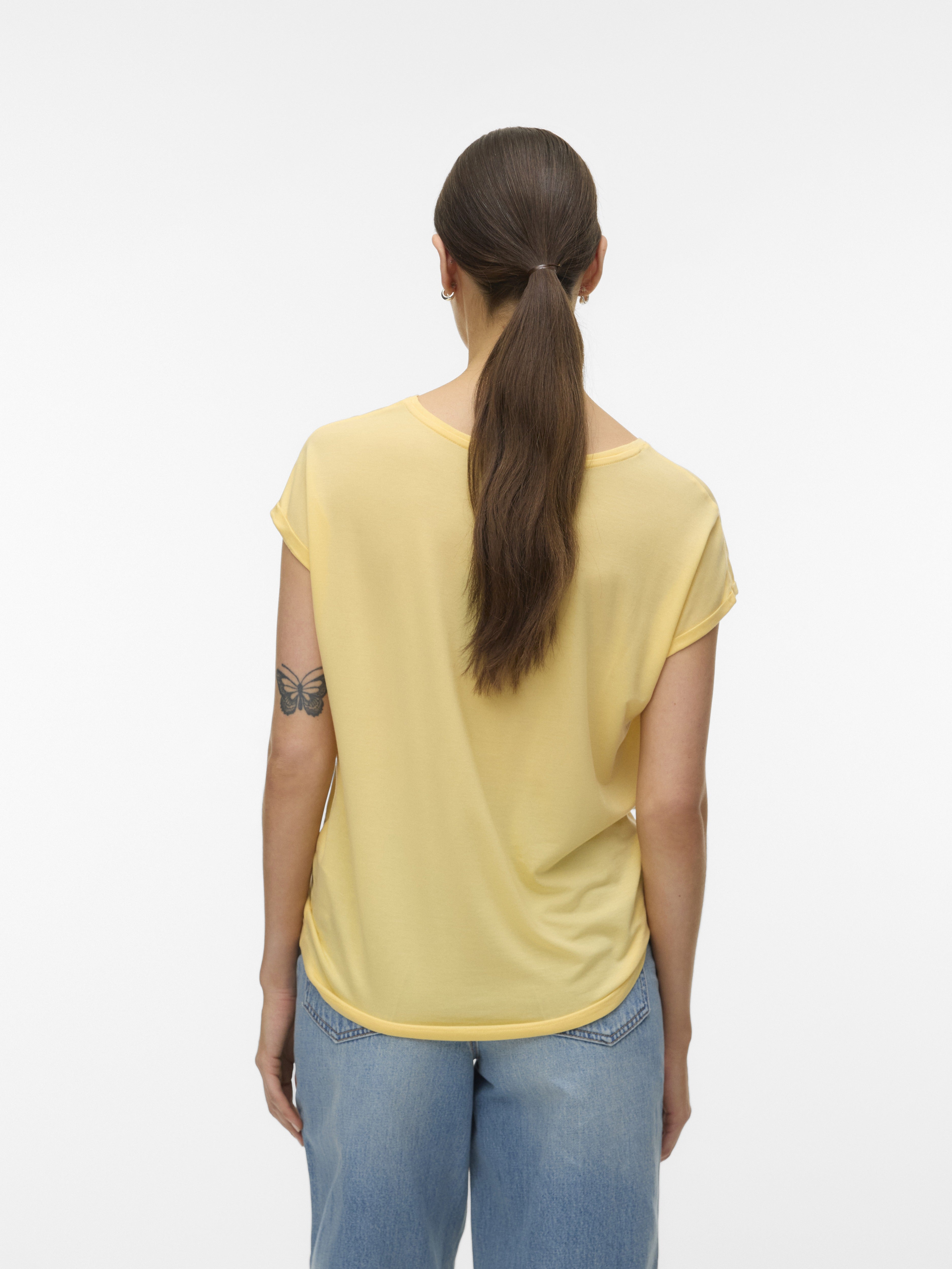 Vero Moda Damen T-Shirts Golden Haze