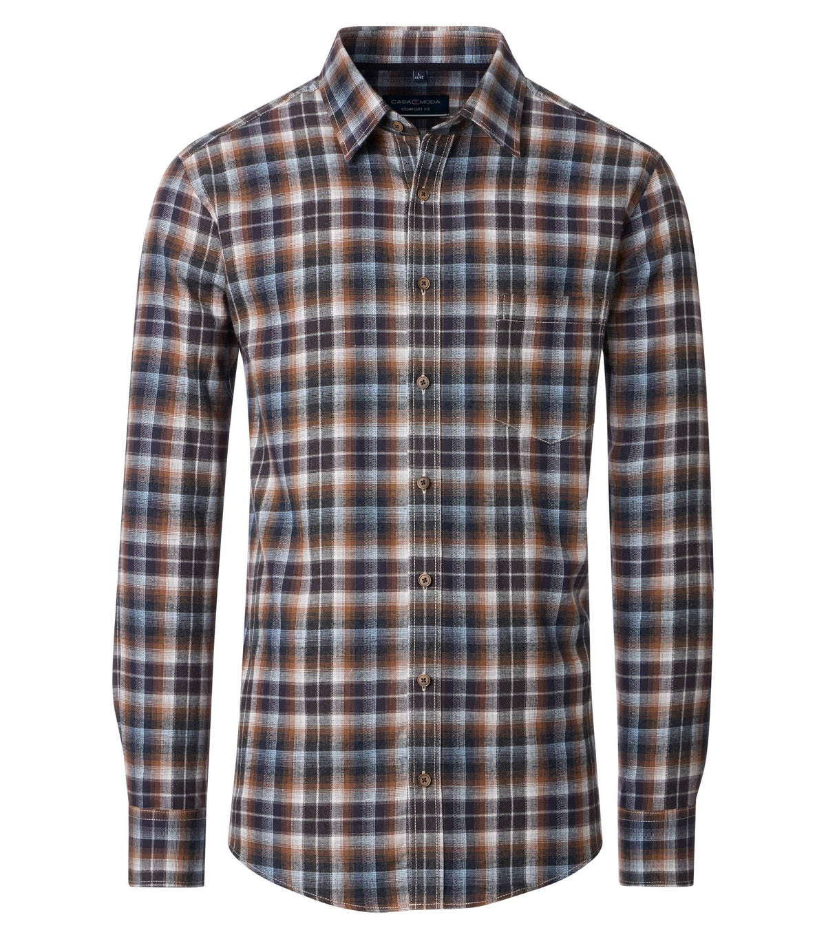 Casa Moda Herren Hemden  Anthrazit