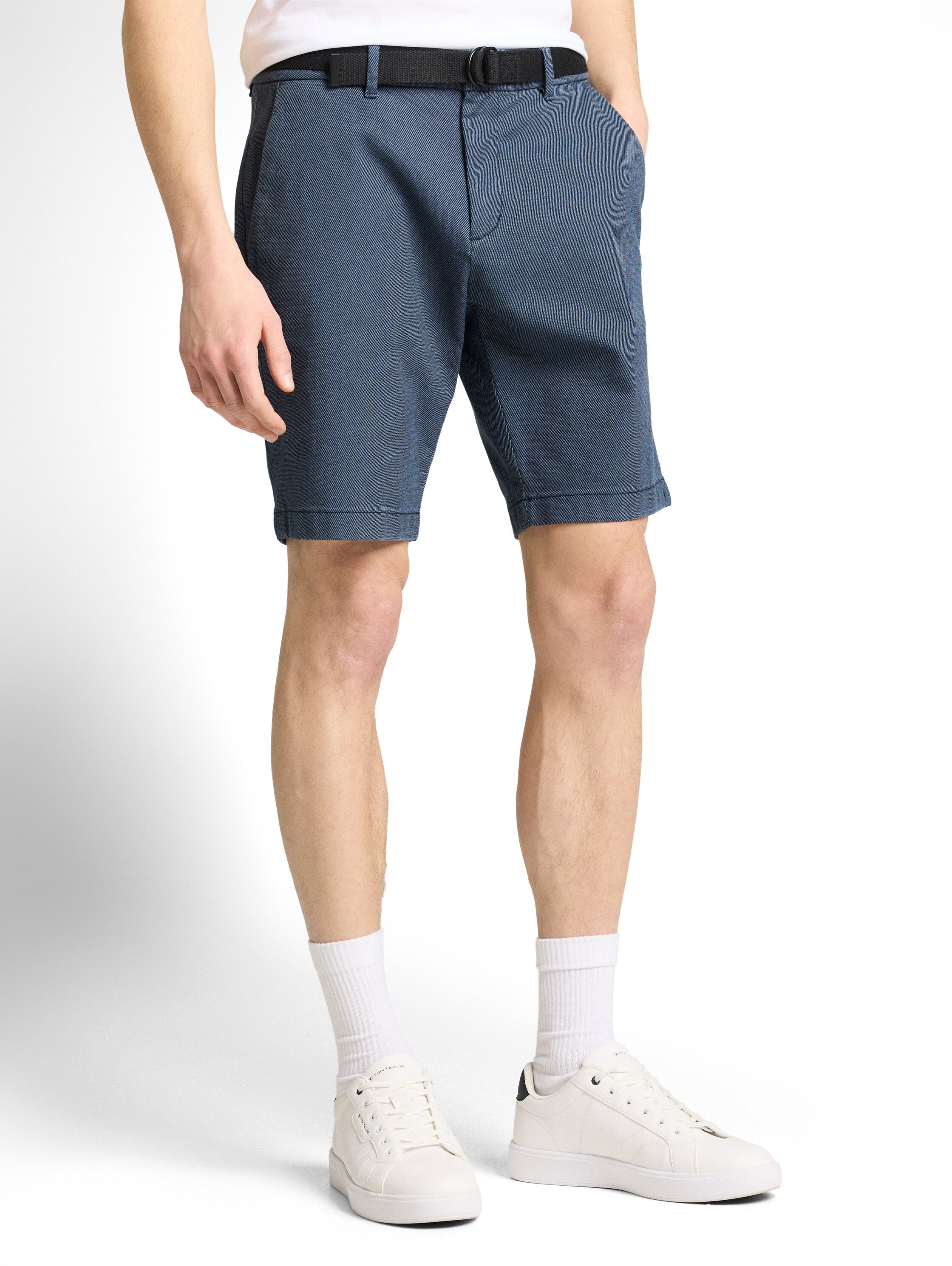 Tom Tailor denim Herren Shorts Navy Tonal Twil