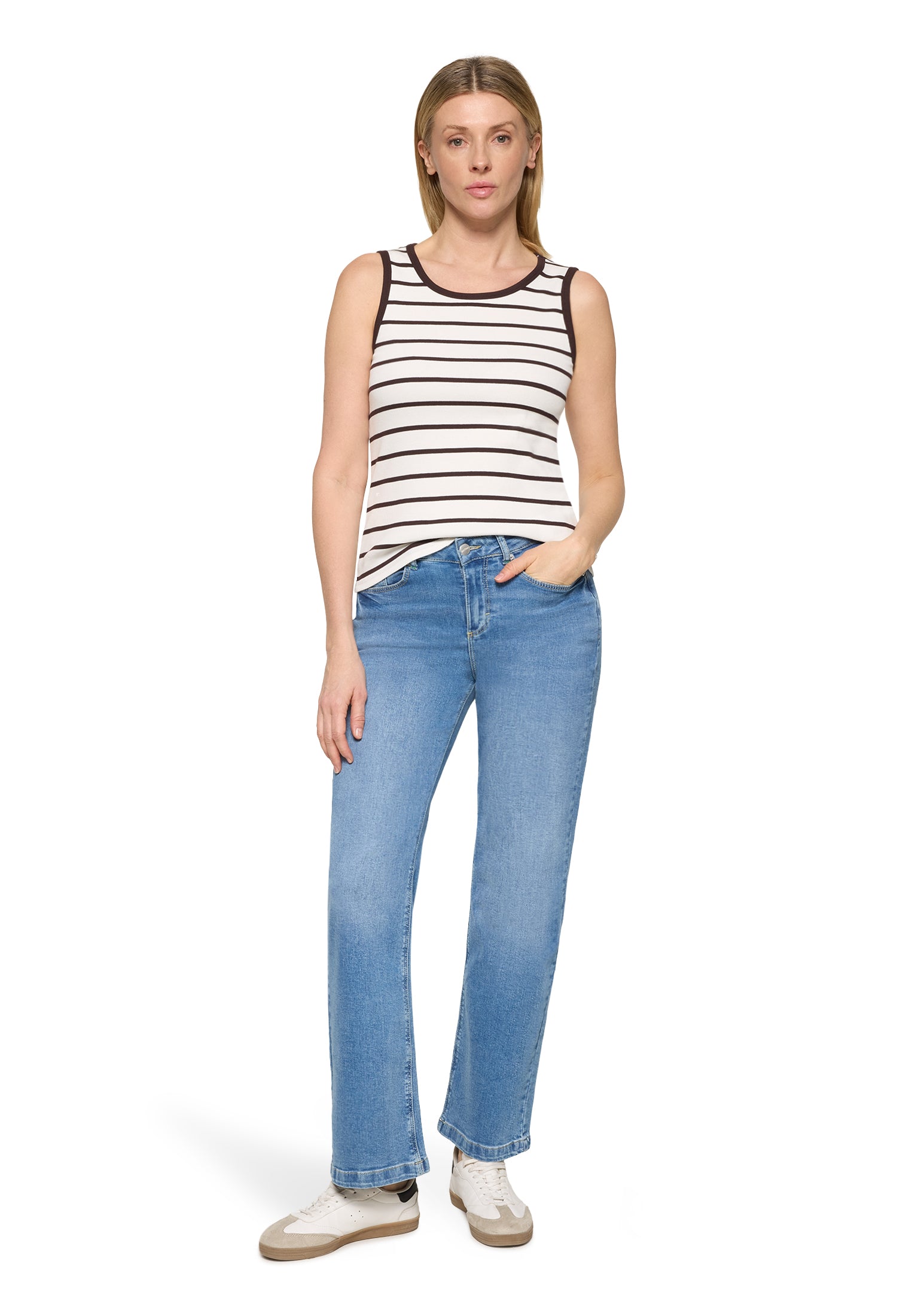 Cartoon Damen Tops Cream/Brown
