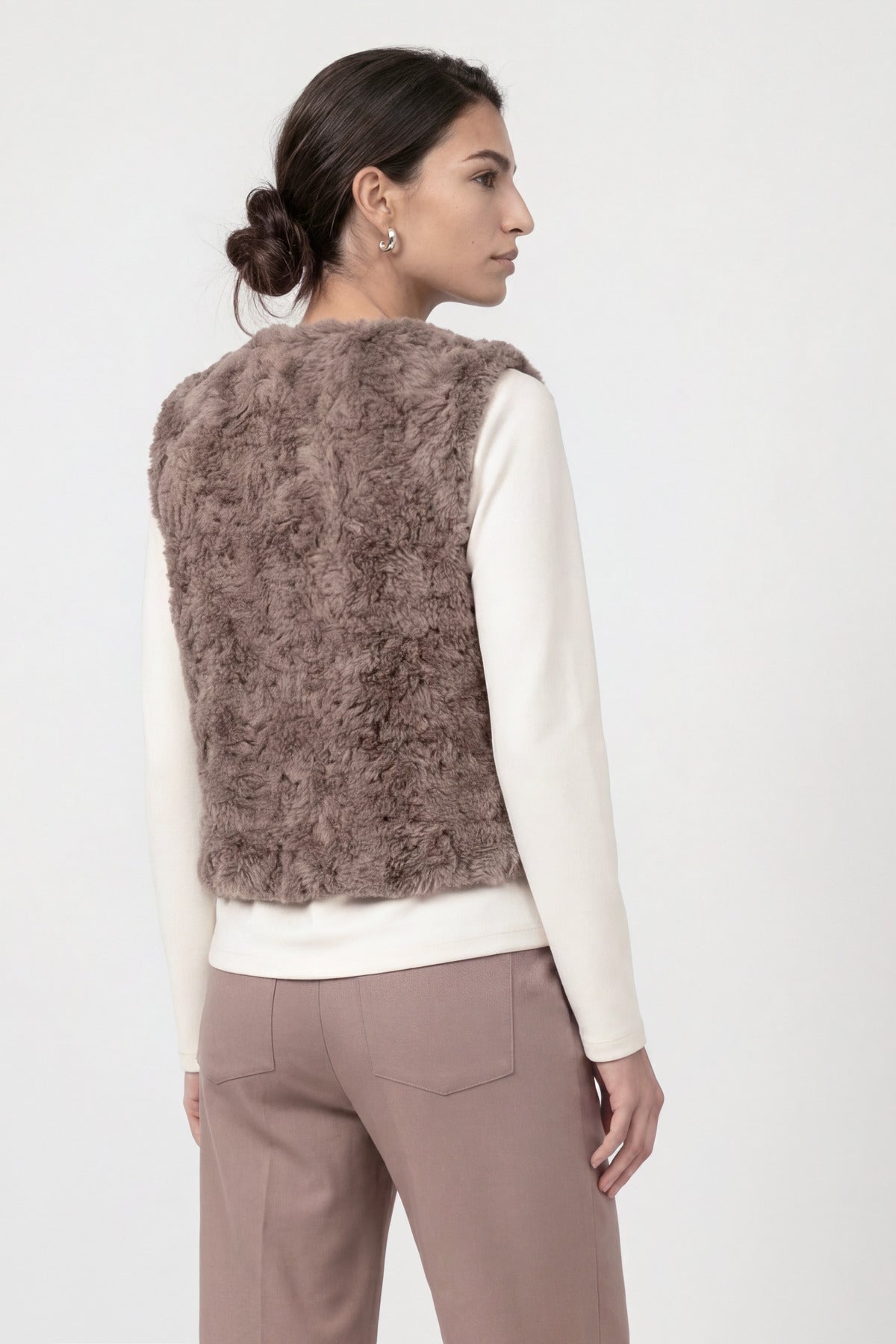 Monari Damen Outdoorwesten Taupe