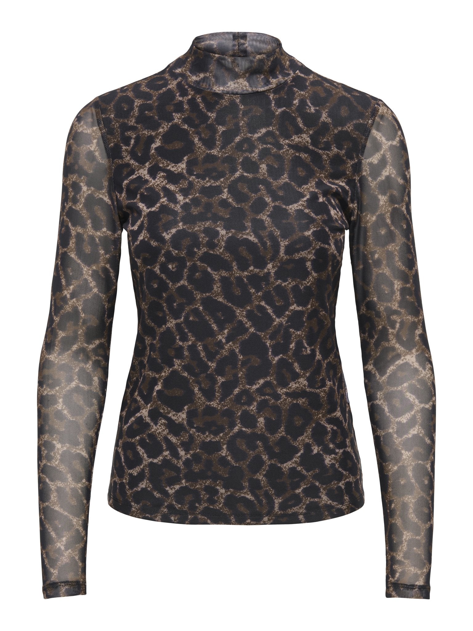 only Damen T-Shirts Raw Umber/Black
