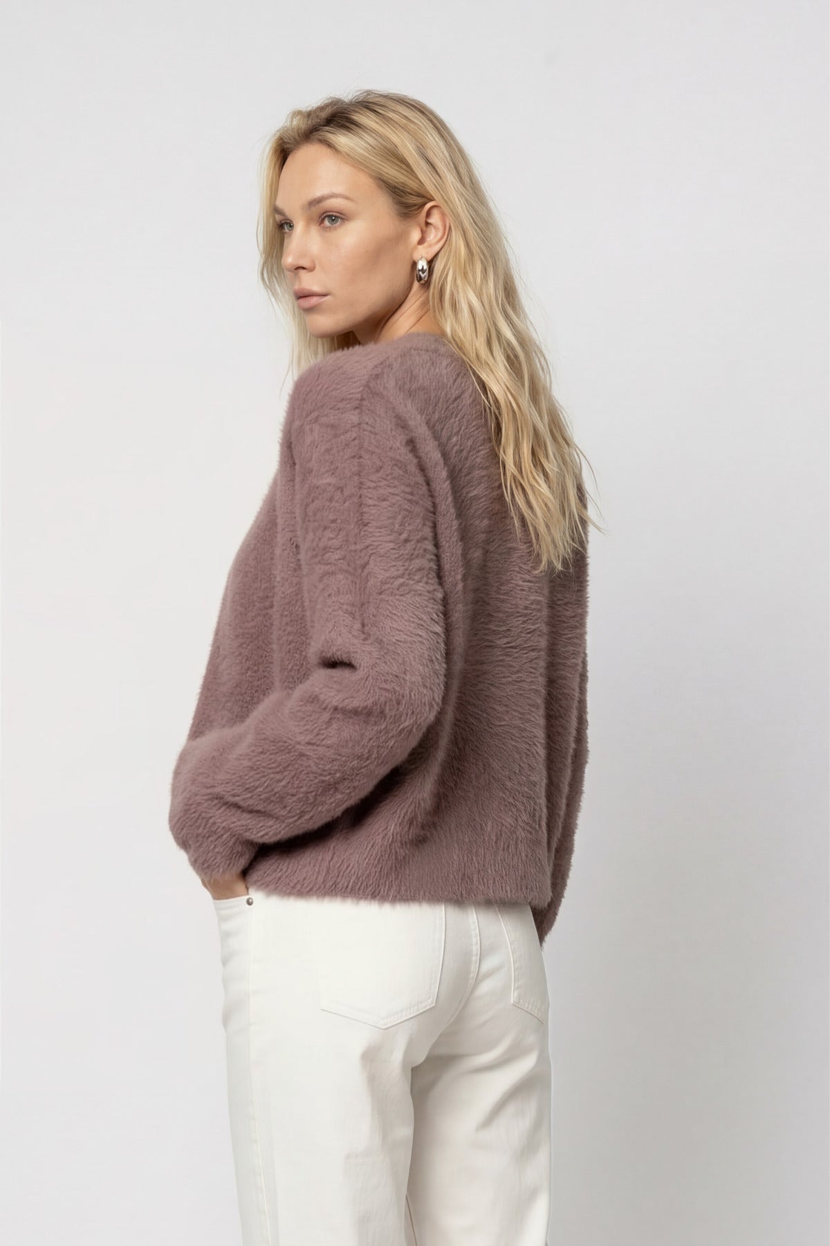 Monari Damen Strickjacken  Taupe