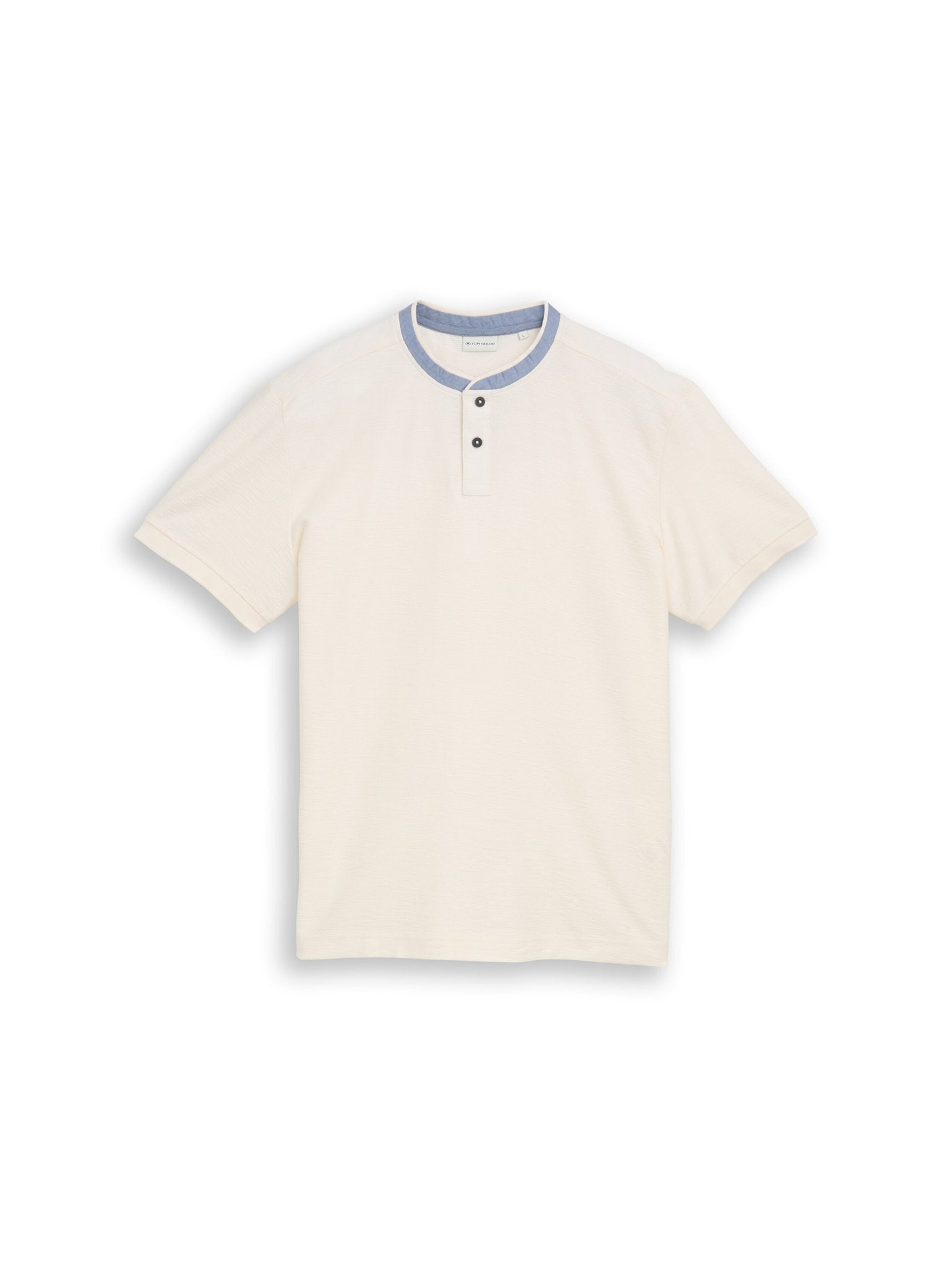 Tom Tailor Herren Polo-Shirts Gardenia White