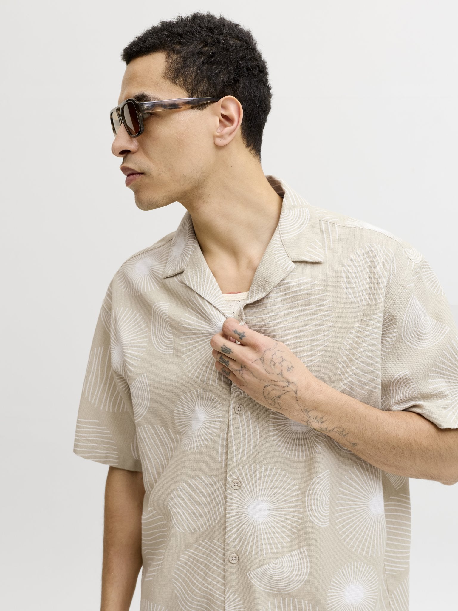 Jack & Jones Herren Hemden lang Cloud Dancer