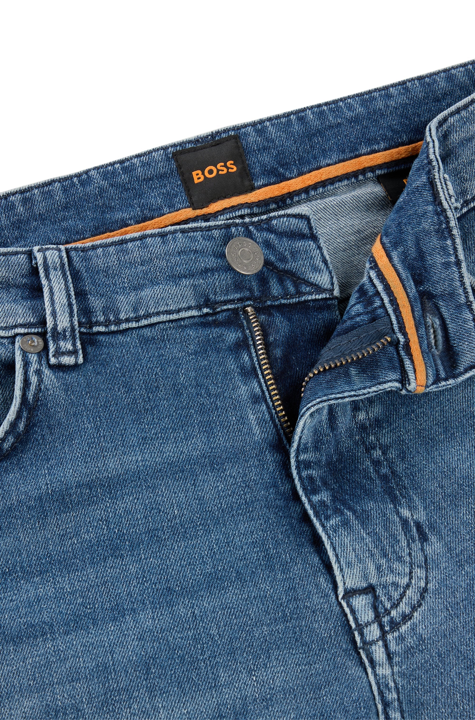Boss Orange Herren Jeans  Medium Blue