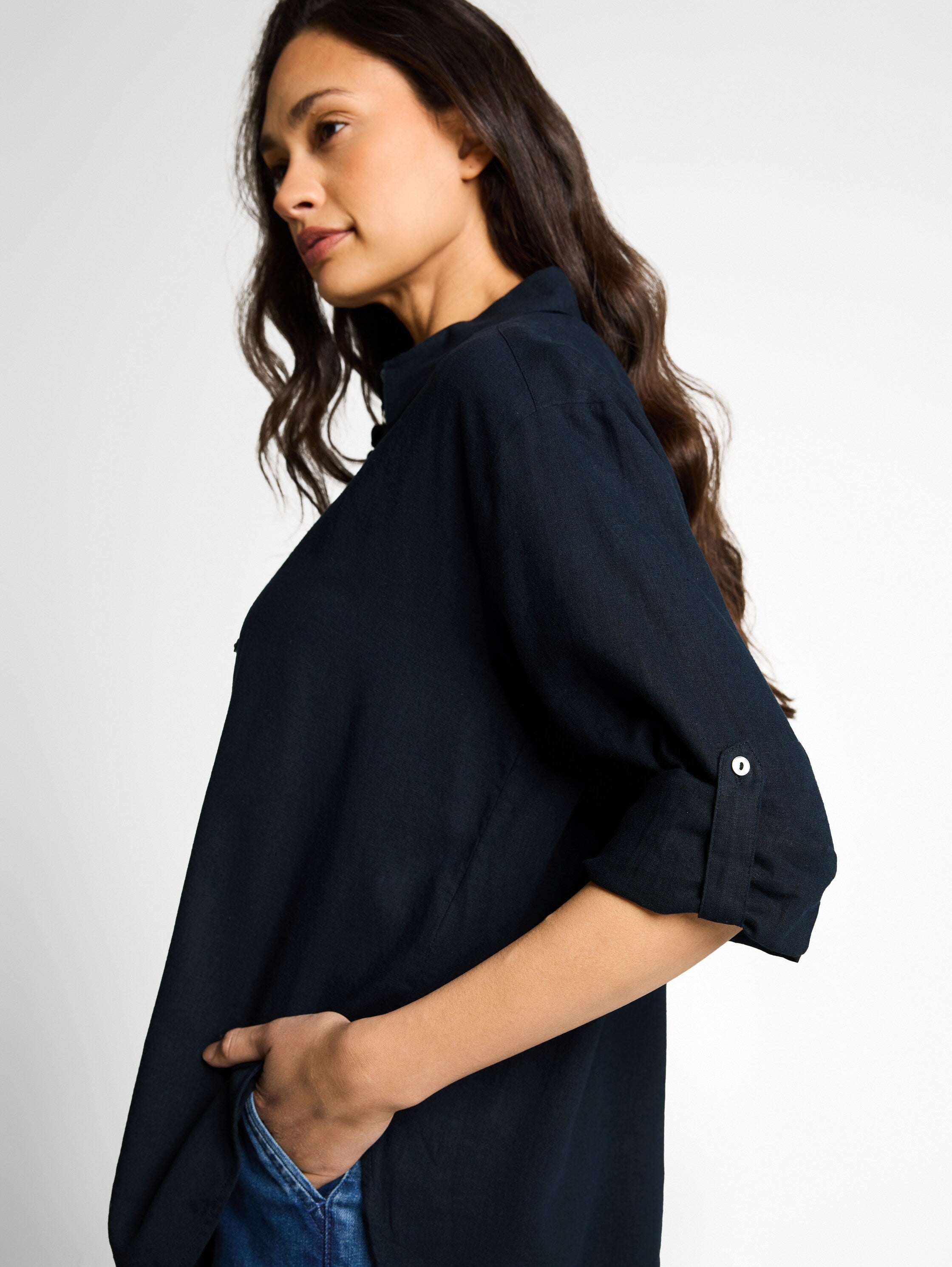 Tom Tailor Damen Blusen Sky Captain Blu