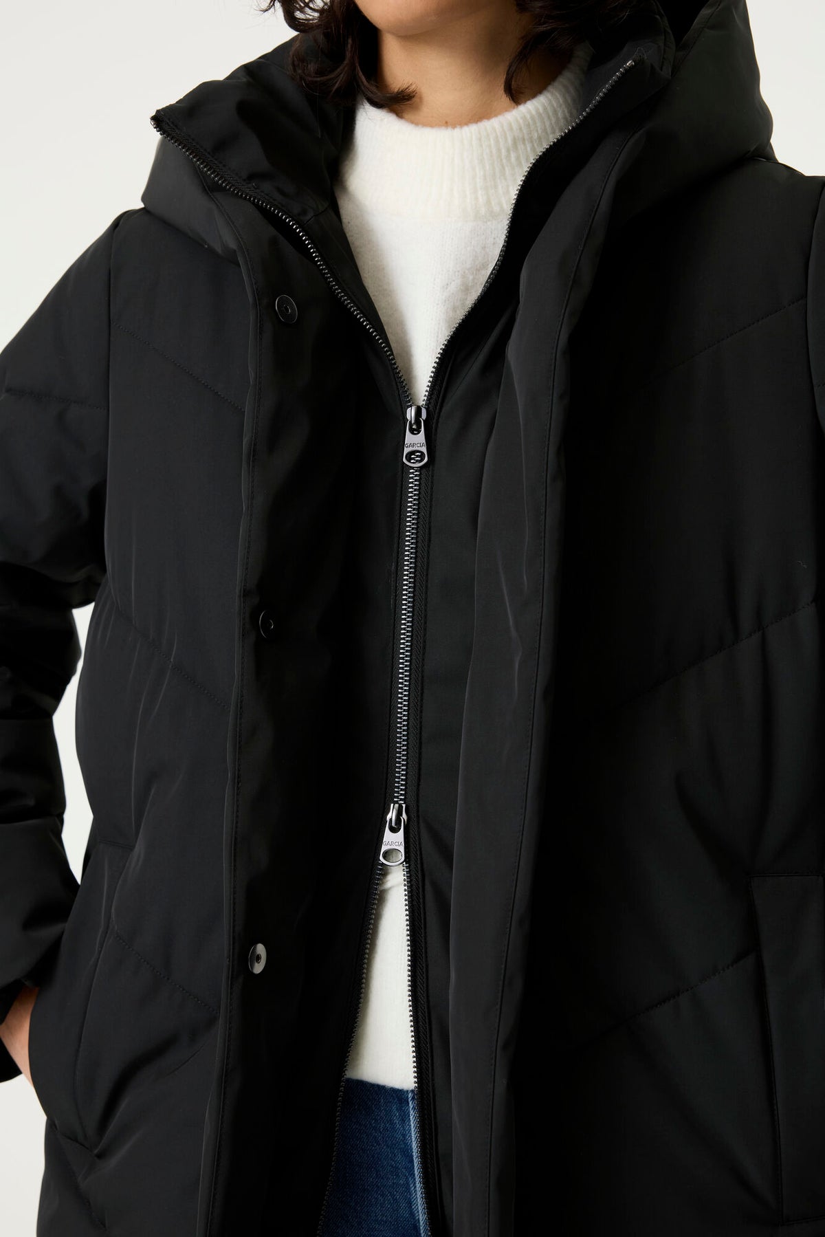 Garcia Damen Jacken Black