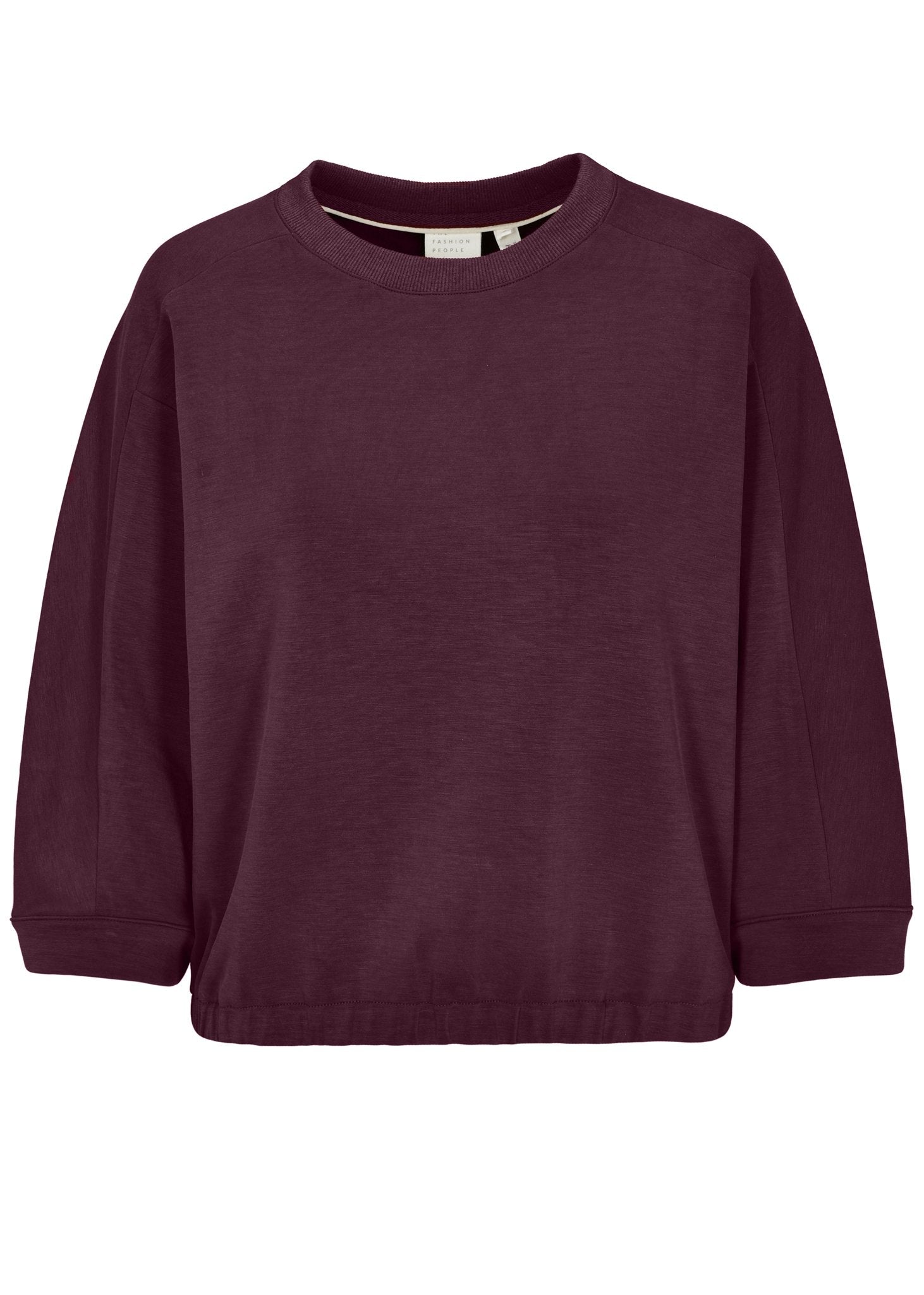 Fashion People Damen T-Shirts Burgundy