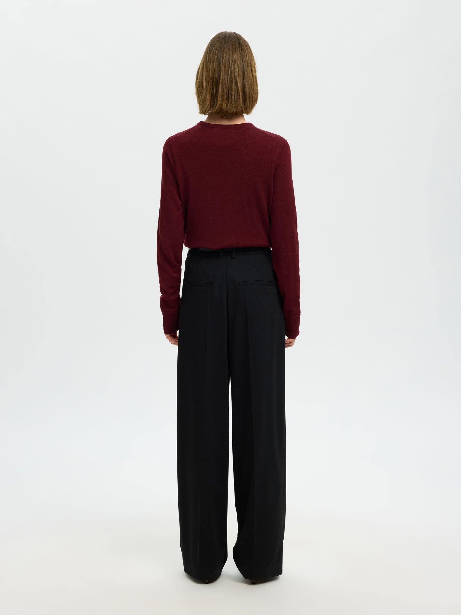 Selected Femme Damen Strickjacken Tawny Port