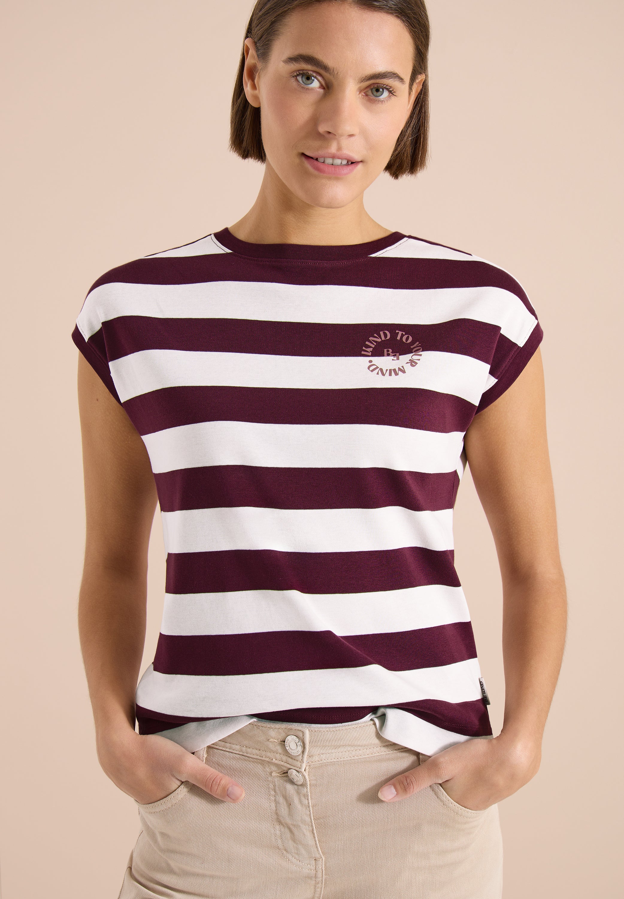 Cecil Damen T-Shirts  Sweet Gra