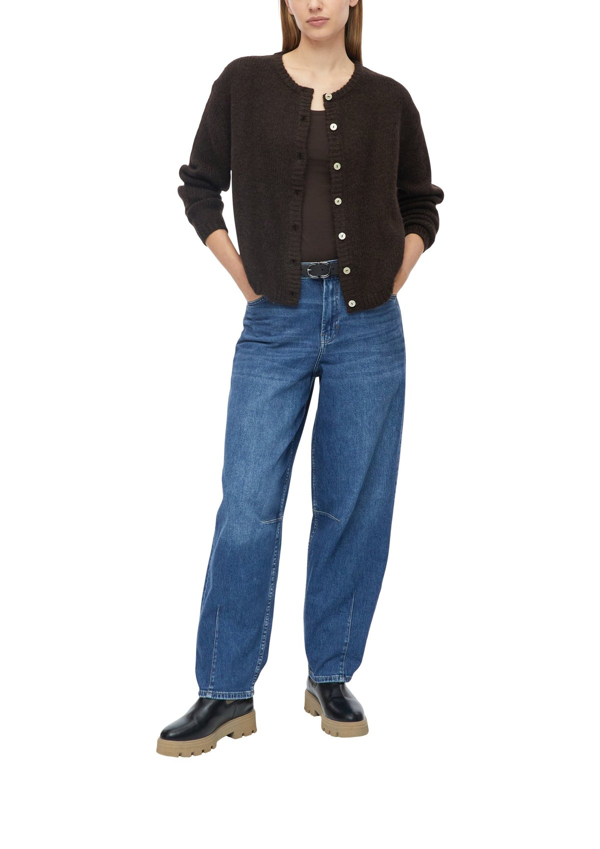 S. Oliver red Damen Strickjacken  Brown