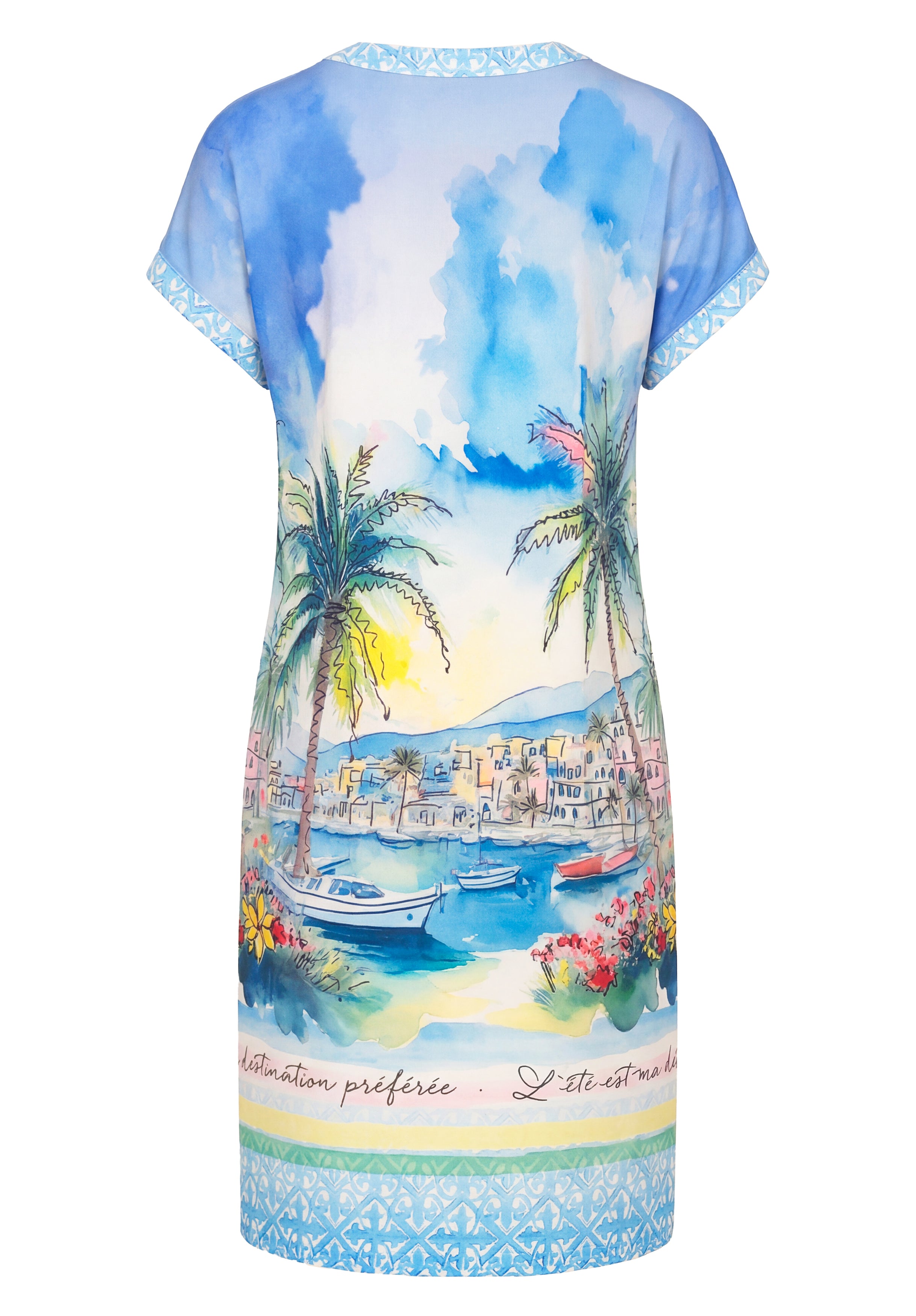 Bianca Damen Kleider Blue Mix