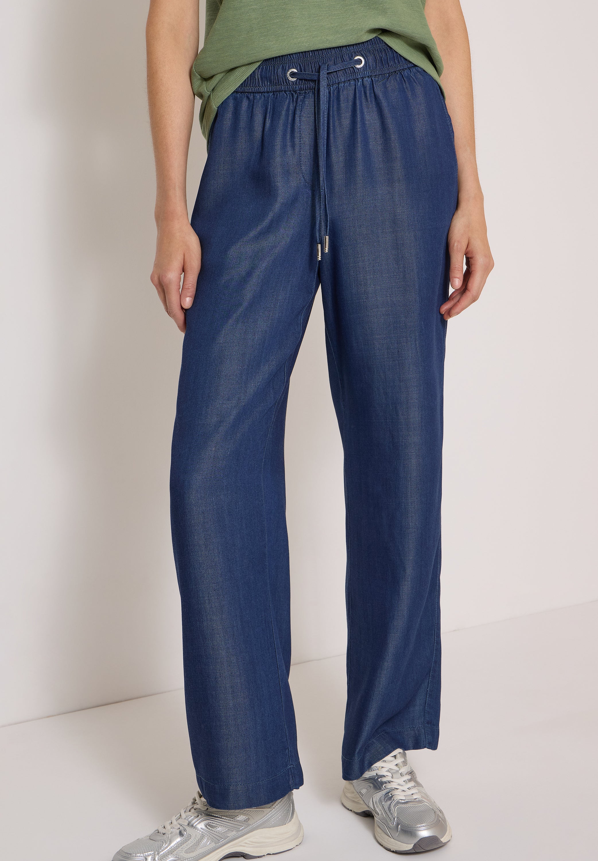 Cecil Damen Hosen  Dark Blue