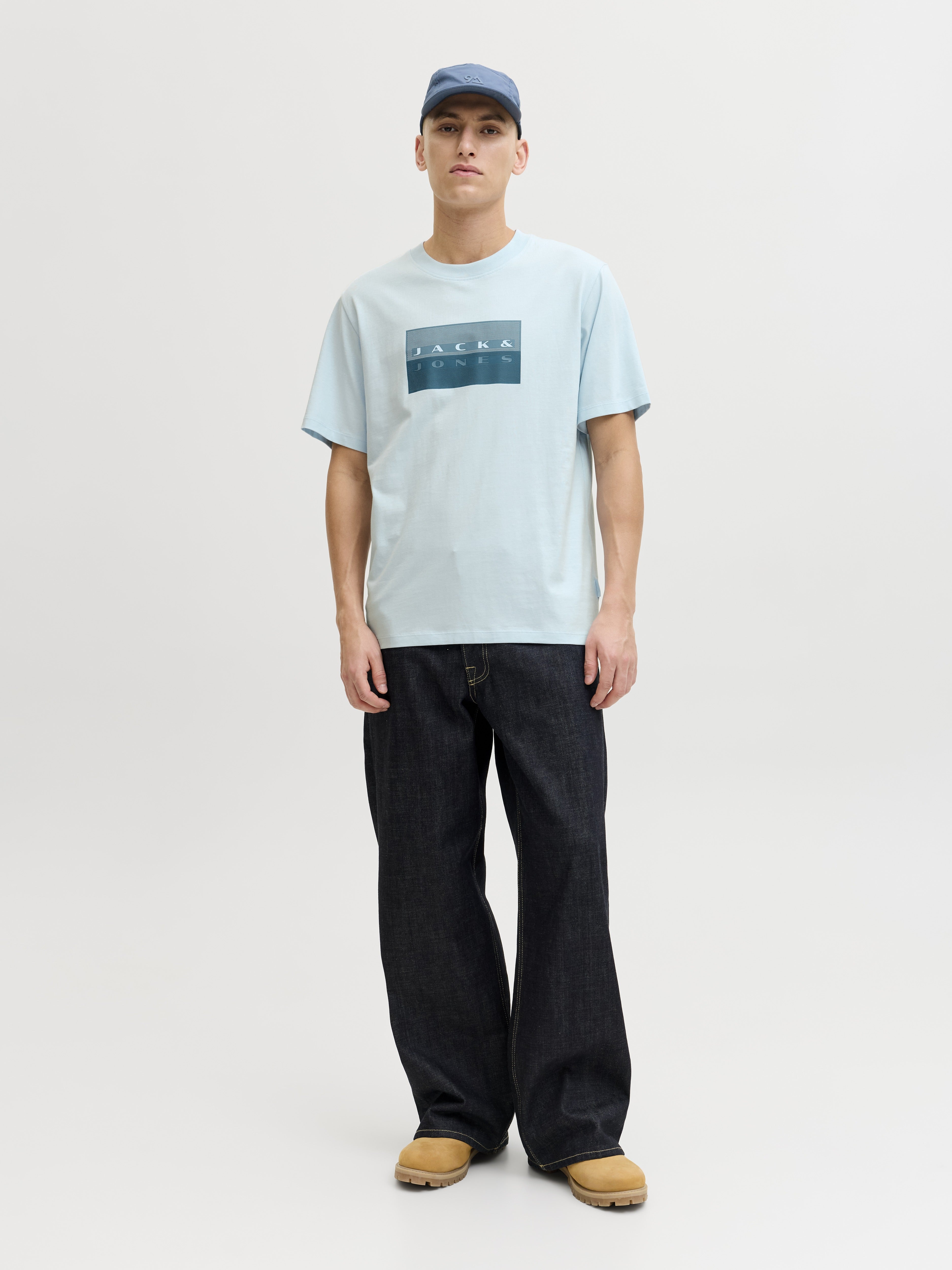 Jack & Jones Herren T-Shirts kurz Omphalodes