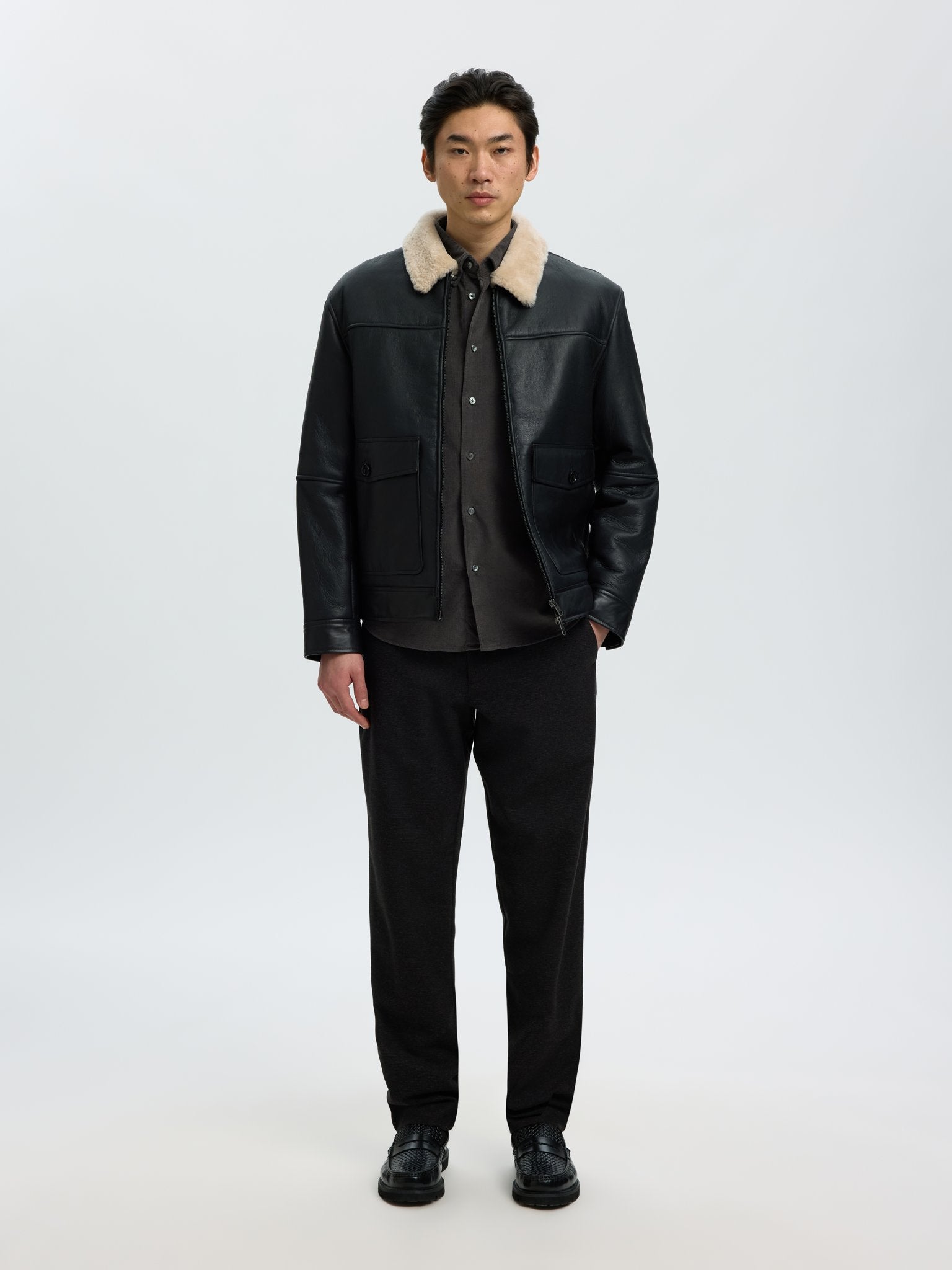 Selected homme Herren Hemden  Dark Sha