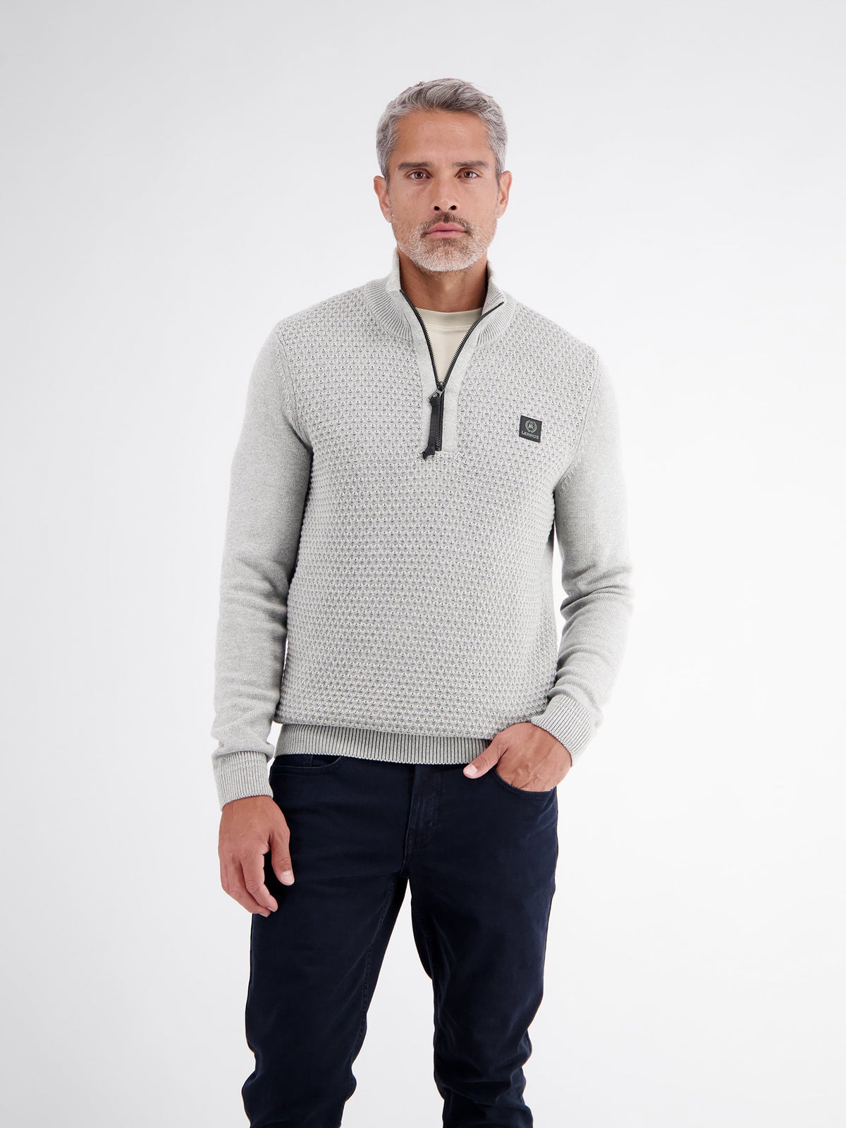 Lerros Herren Pullover Platinum Grey M