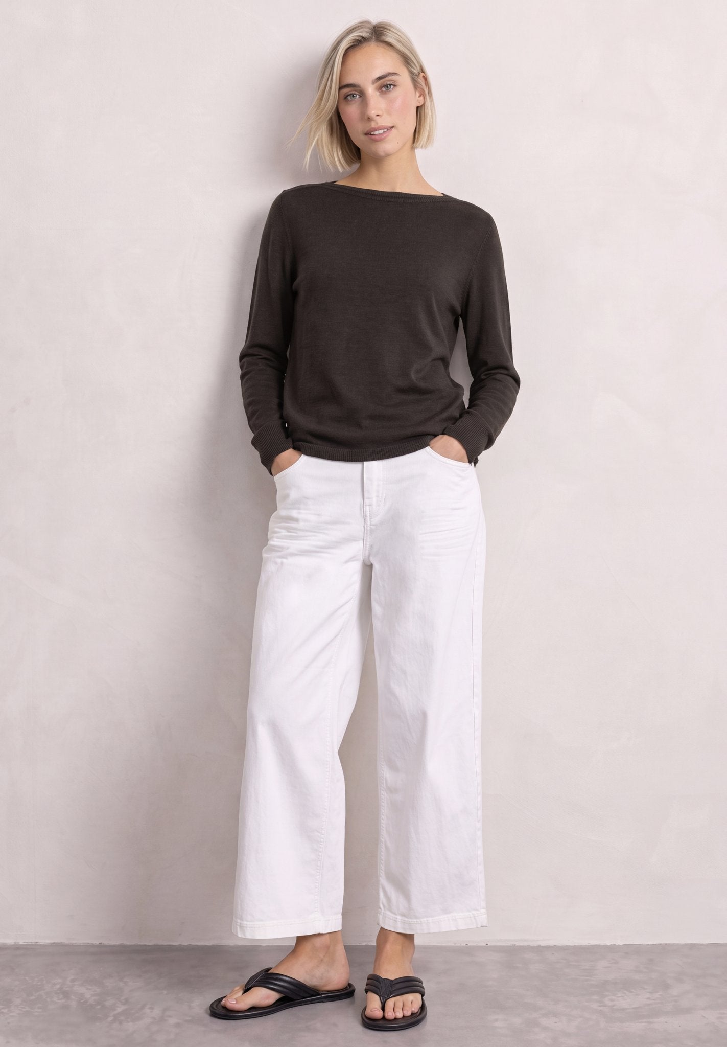 Street One Damen Pullover Black Cof