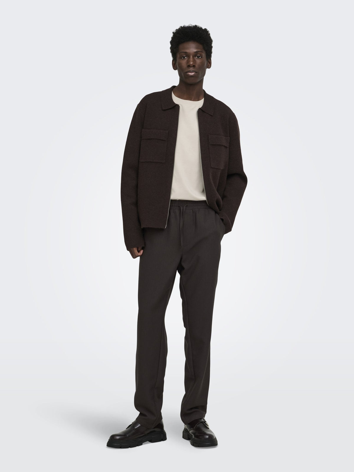 Only & Sons Herren Hosen Coffee Bean
