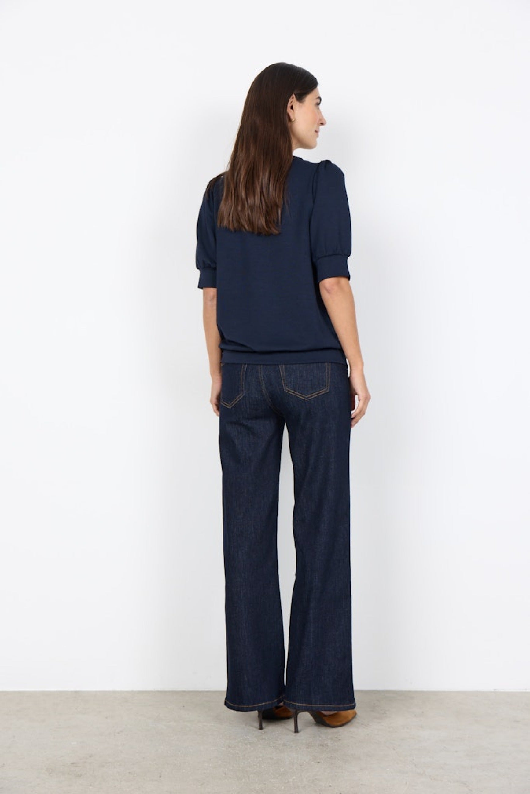 Soya Concept Damen Blusen kurz Navy