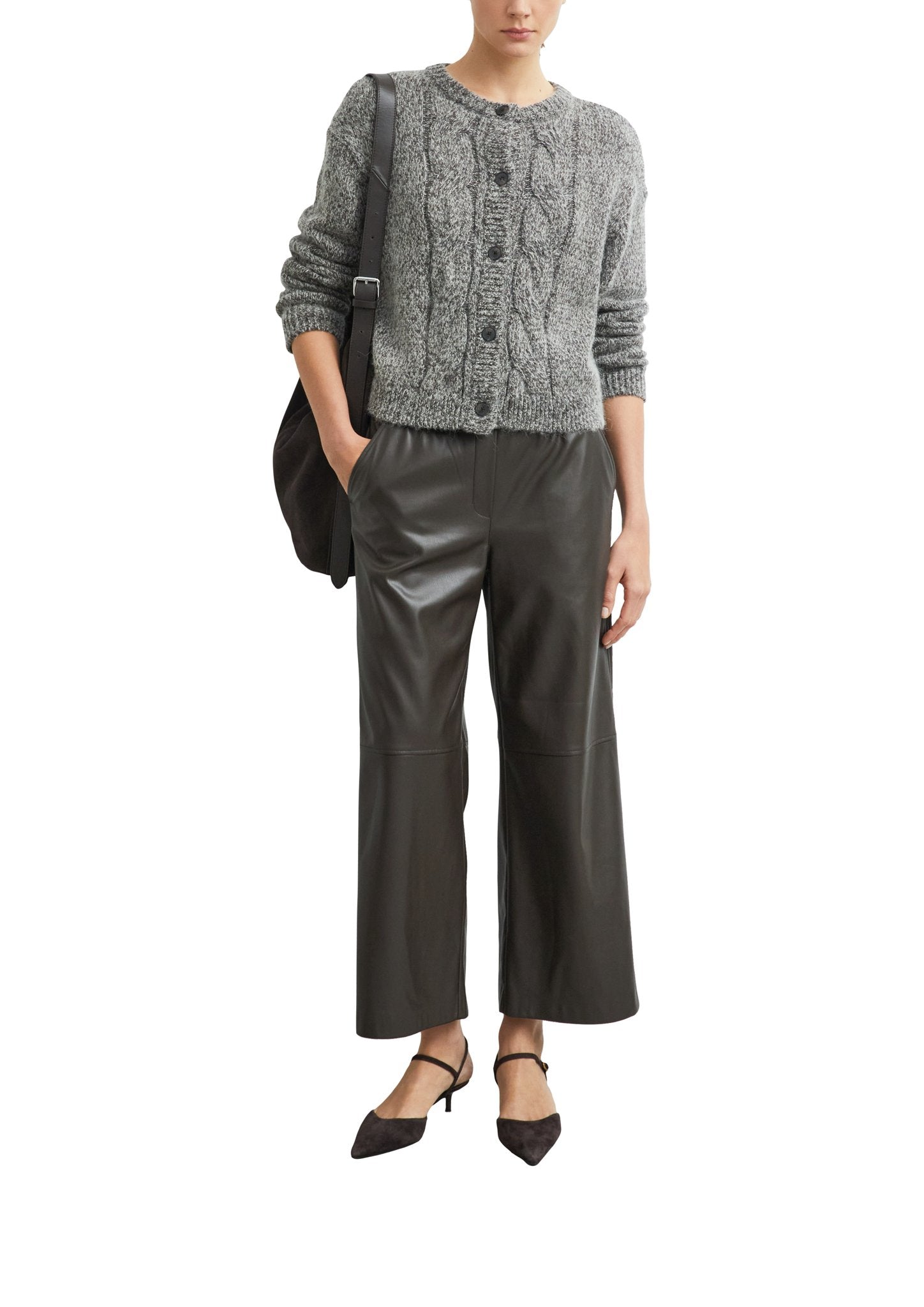 Comma Damen Hosen  Brown
