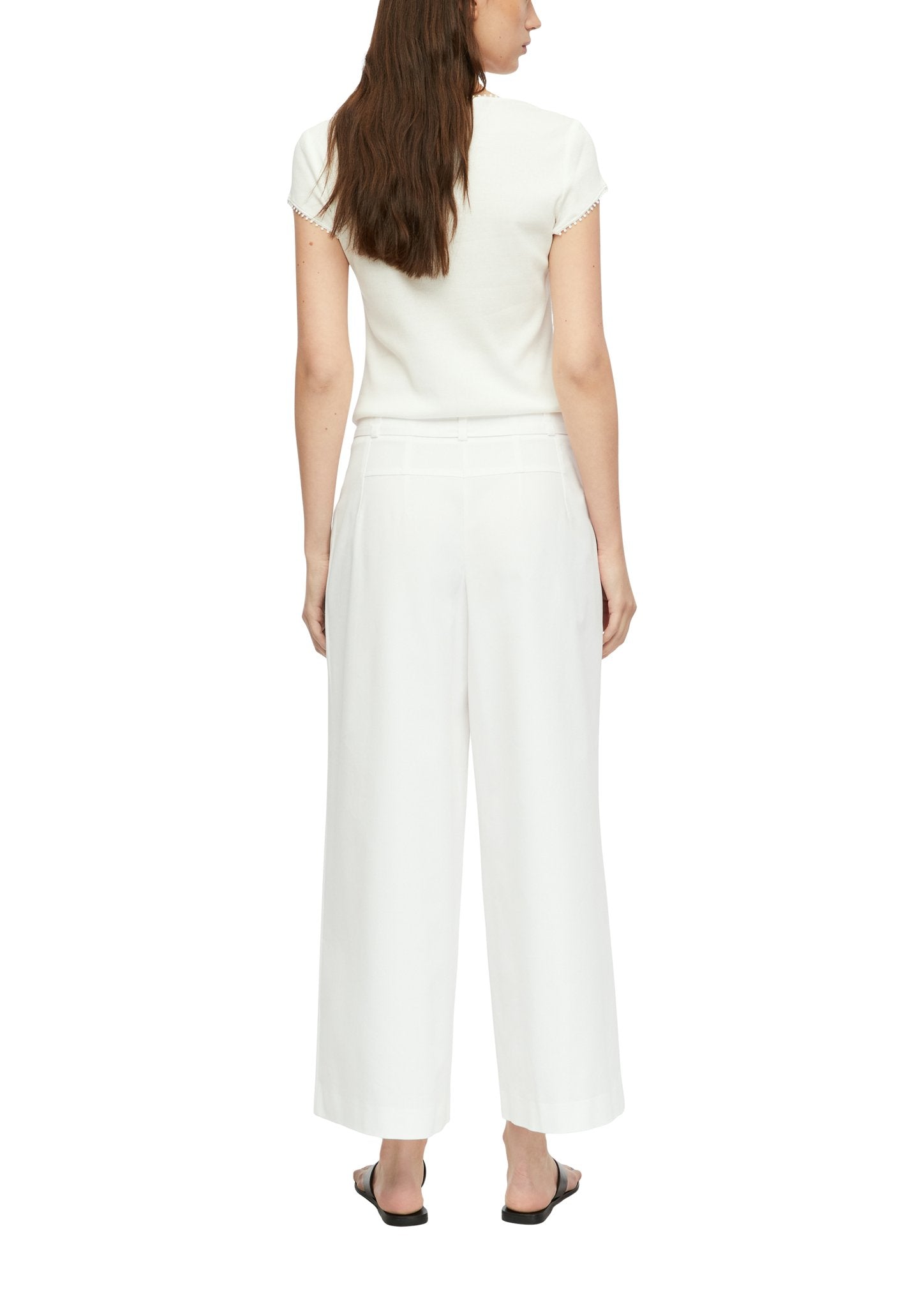 Comma Damen Hosen White