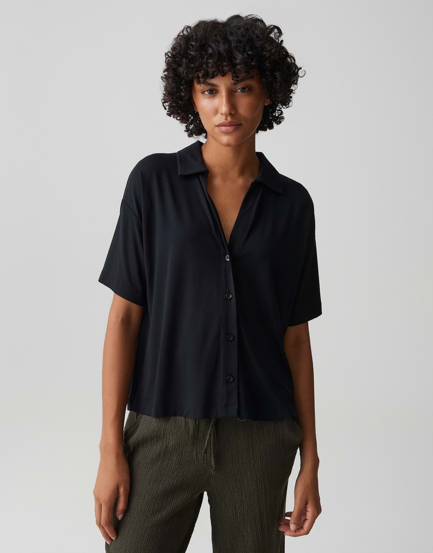 Opus Damen T-Shirts Black