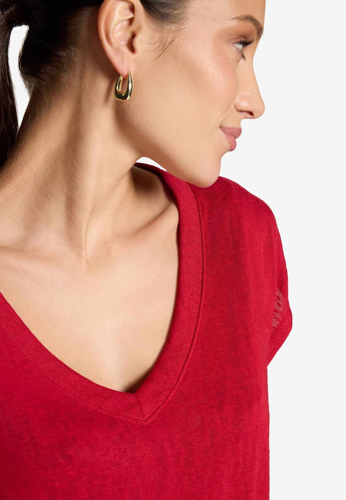 Zero Damen Tops Candy Red