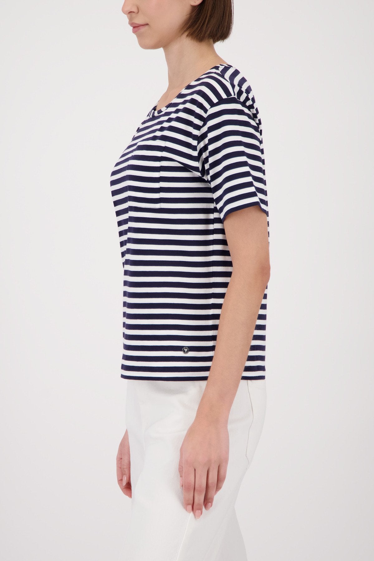 Monari Damen T-Shirts  Marine Ring