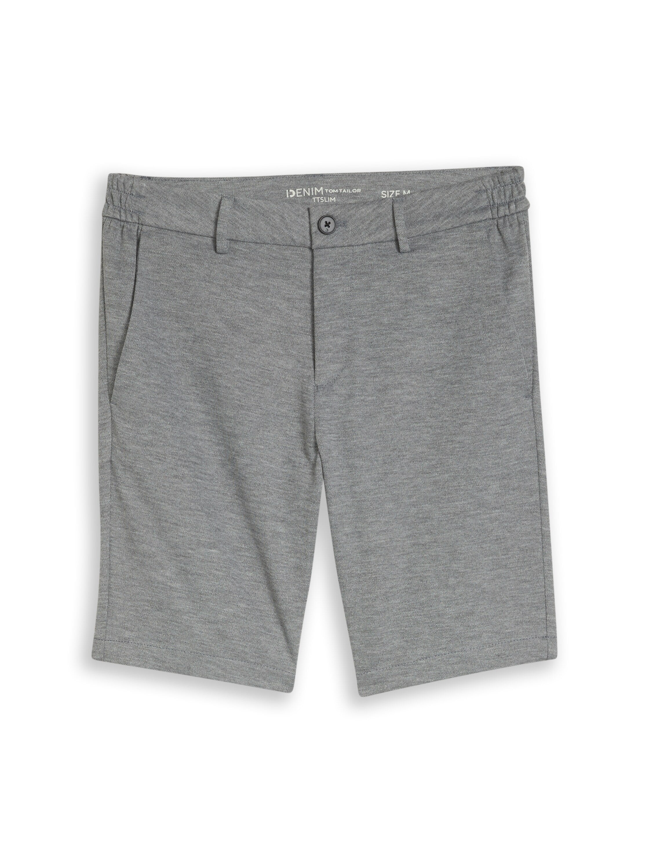 Tom Tailor denim Herren Shorts Grey Melange Pi