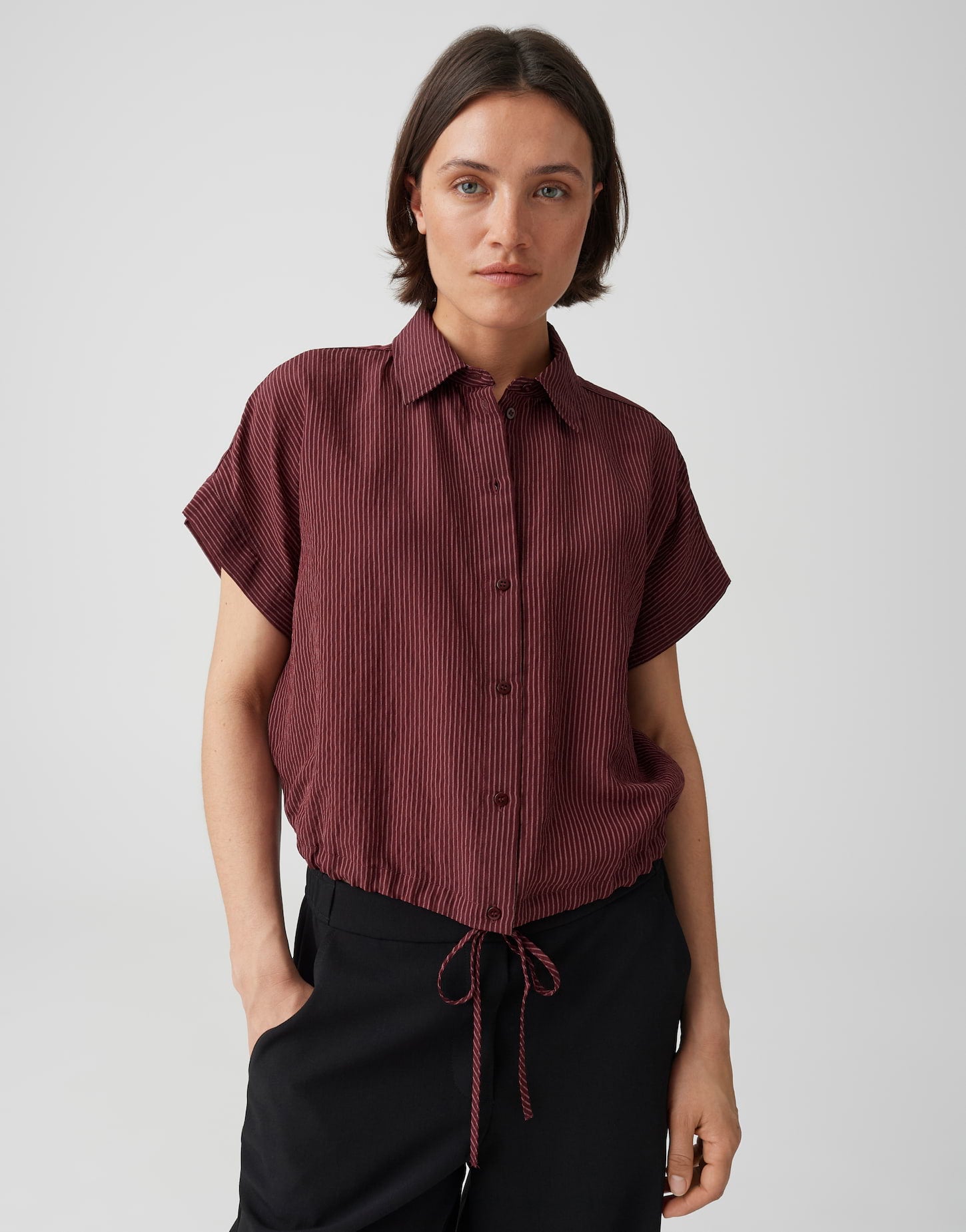 Opus Damen Blusen Cherry Jam
