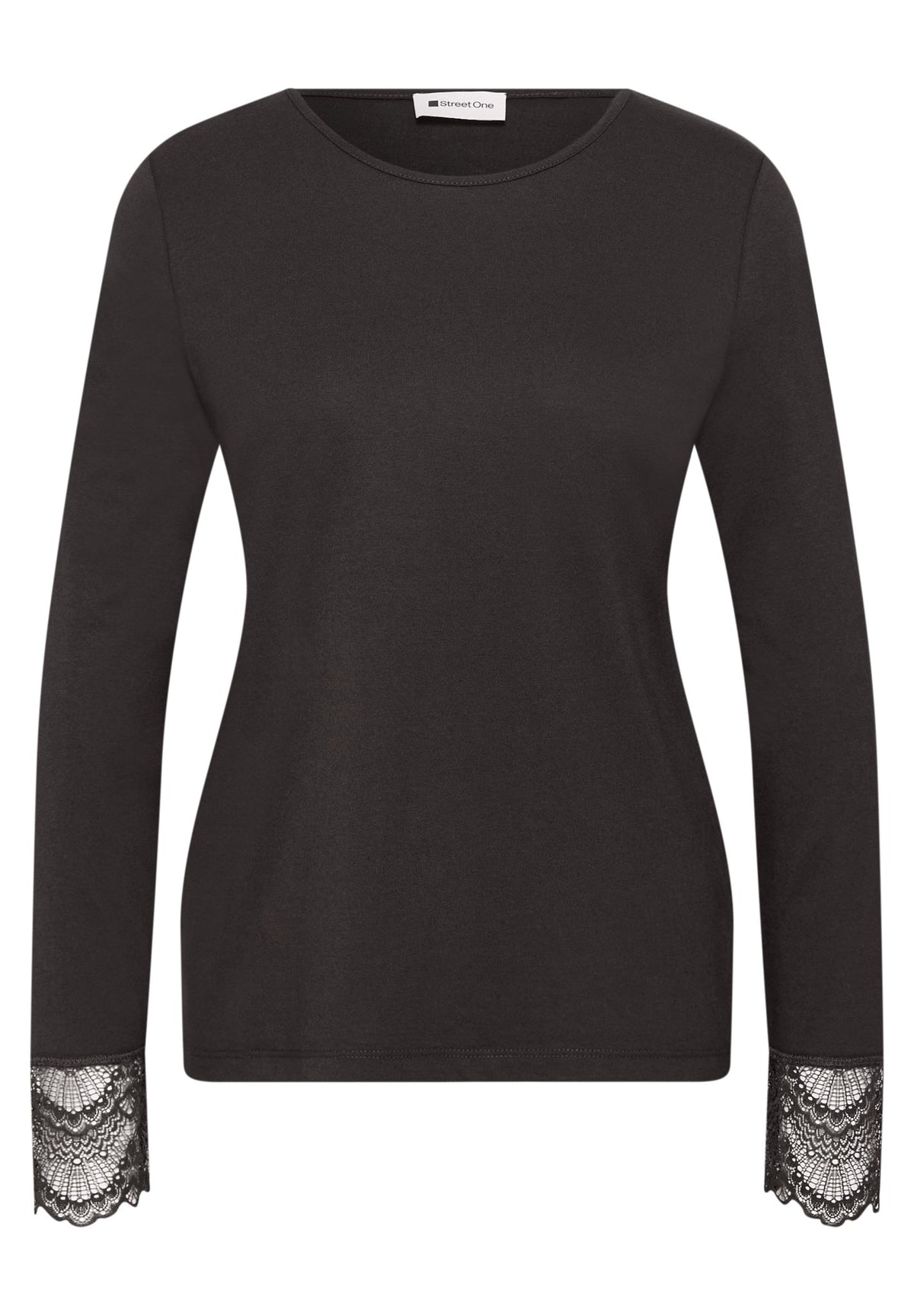 Street One Damen T-Shirts  Black Cof