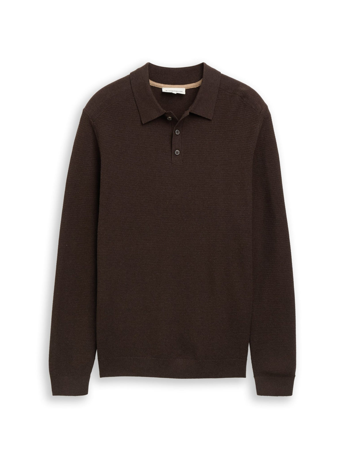 Tom Tailor Herren Pullover Dark Chocolate