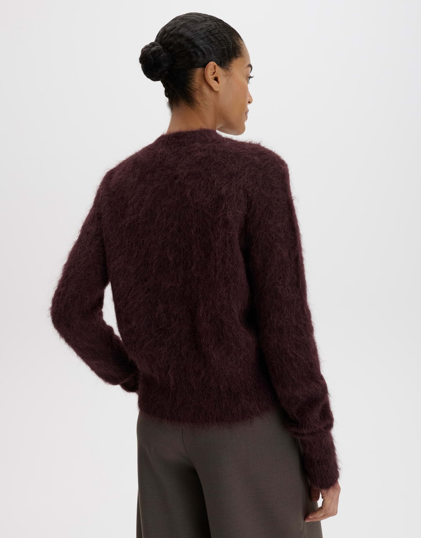 Someday Damen Pullover Mahogany