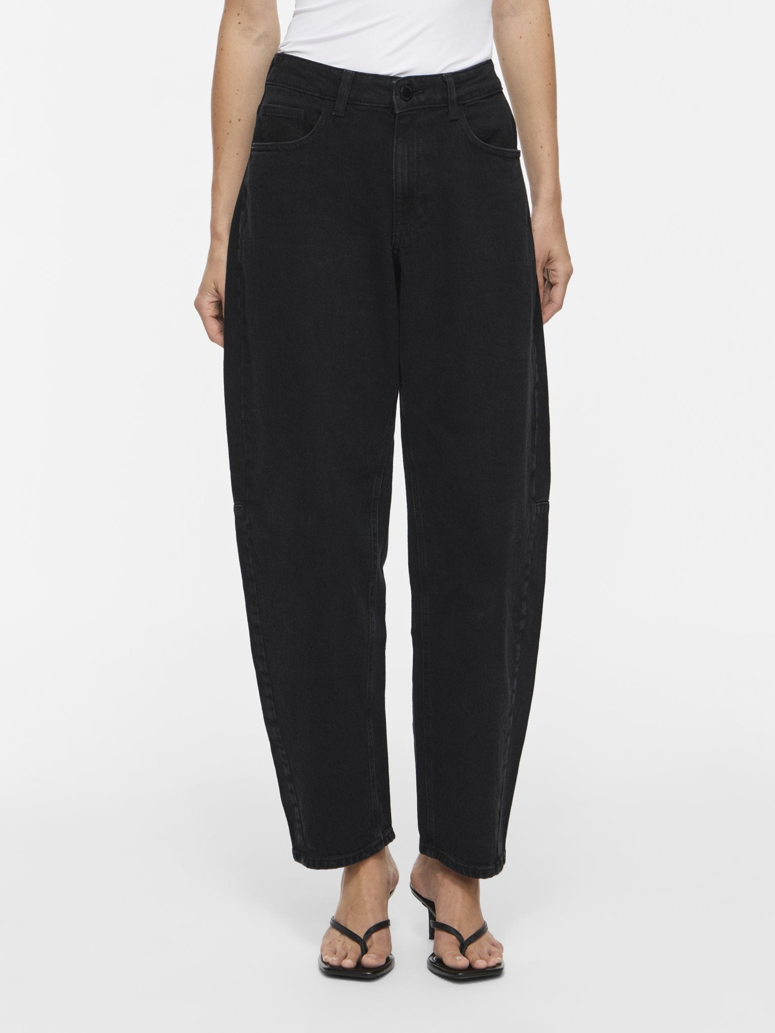 Vila Damen Jeans Black Denim/Was