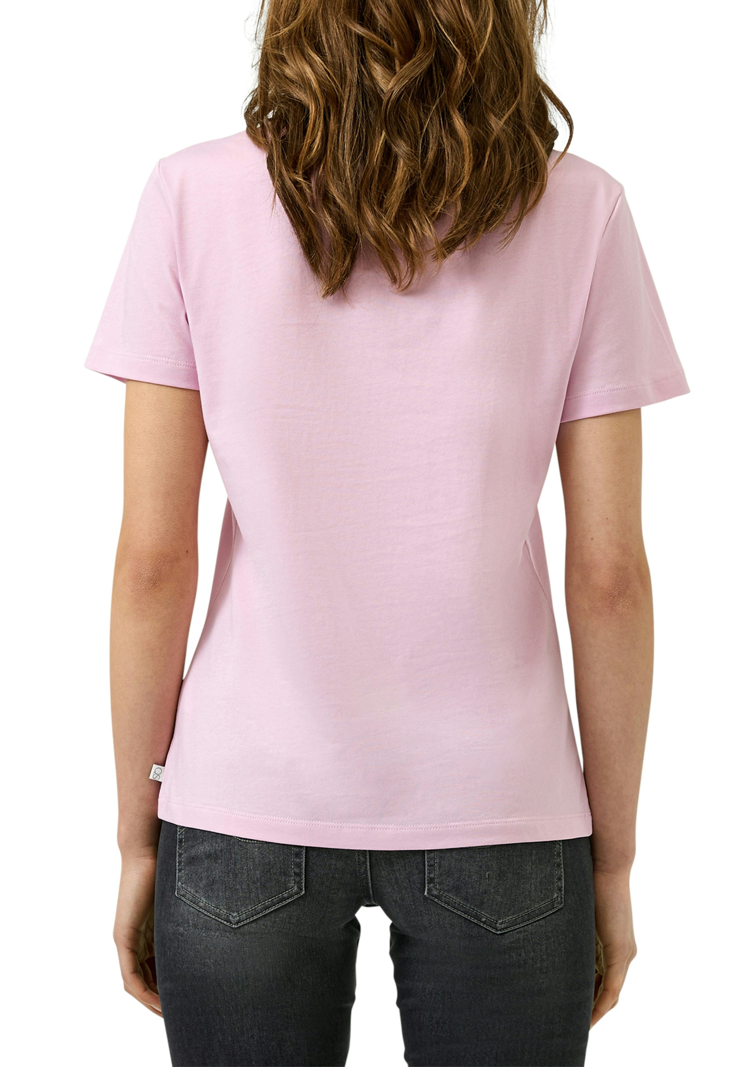 QS by S.Oliver Damen T-Shirts Lilac/Pink